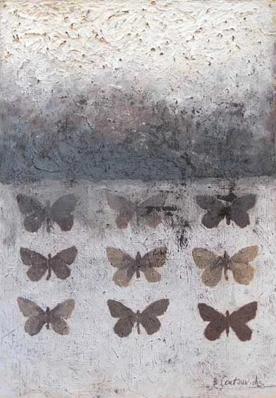 Untitled, Oil Painting on Primed Paper, 42 x 29.5 cm