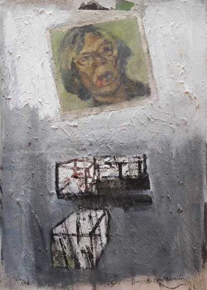 Untitled, Oil Painting on Primed Paper, 42 x 29.5 cm