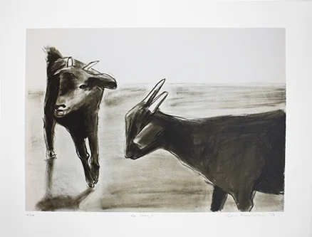 Sam-Nhlengethwa.No-Grass.II.Three.colour.chine.colle.lithograph,608x471.2).jpg