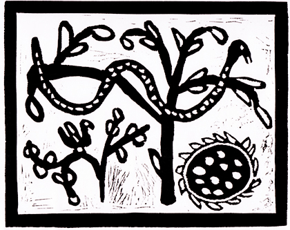 Matia-Snake-Hunting-Eggs,-Linocut,-350x320,-Ndapewa-Namapula.jpg