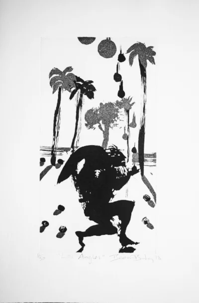 Los Angles, Ed. of 30, Copperplate etching, 50 x 33 cm