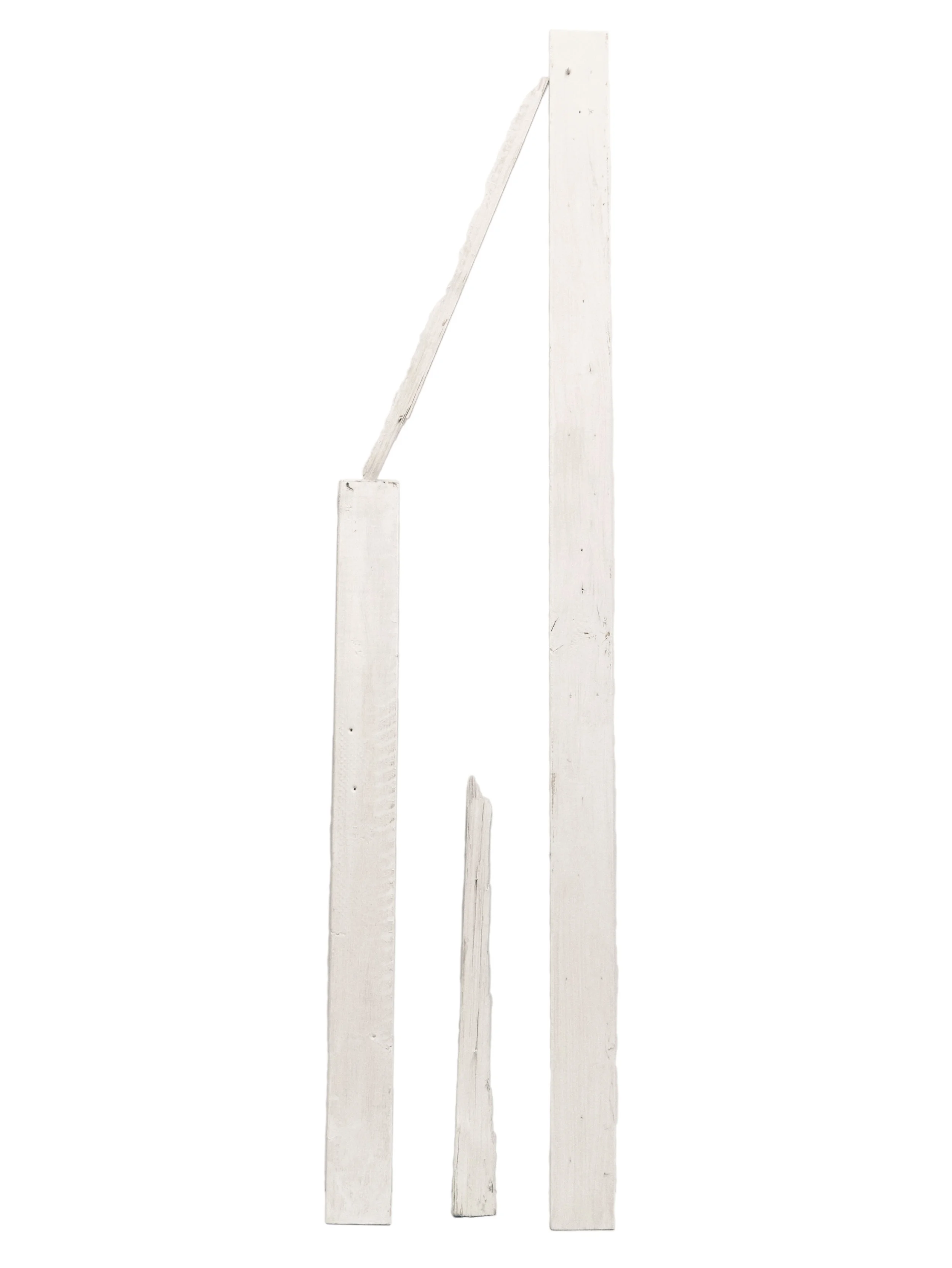   Ode to The Stargate , 2017 10' x 4' x 2" mixed media on found wood 