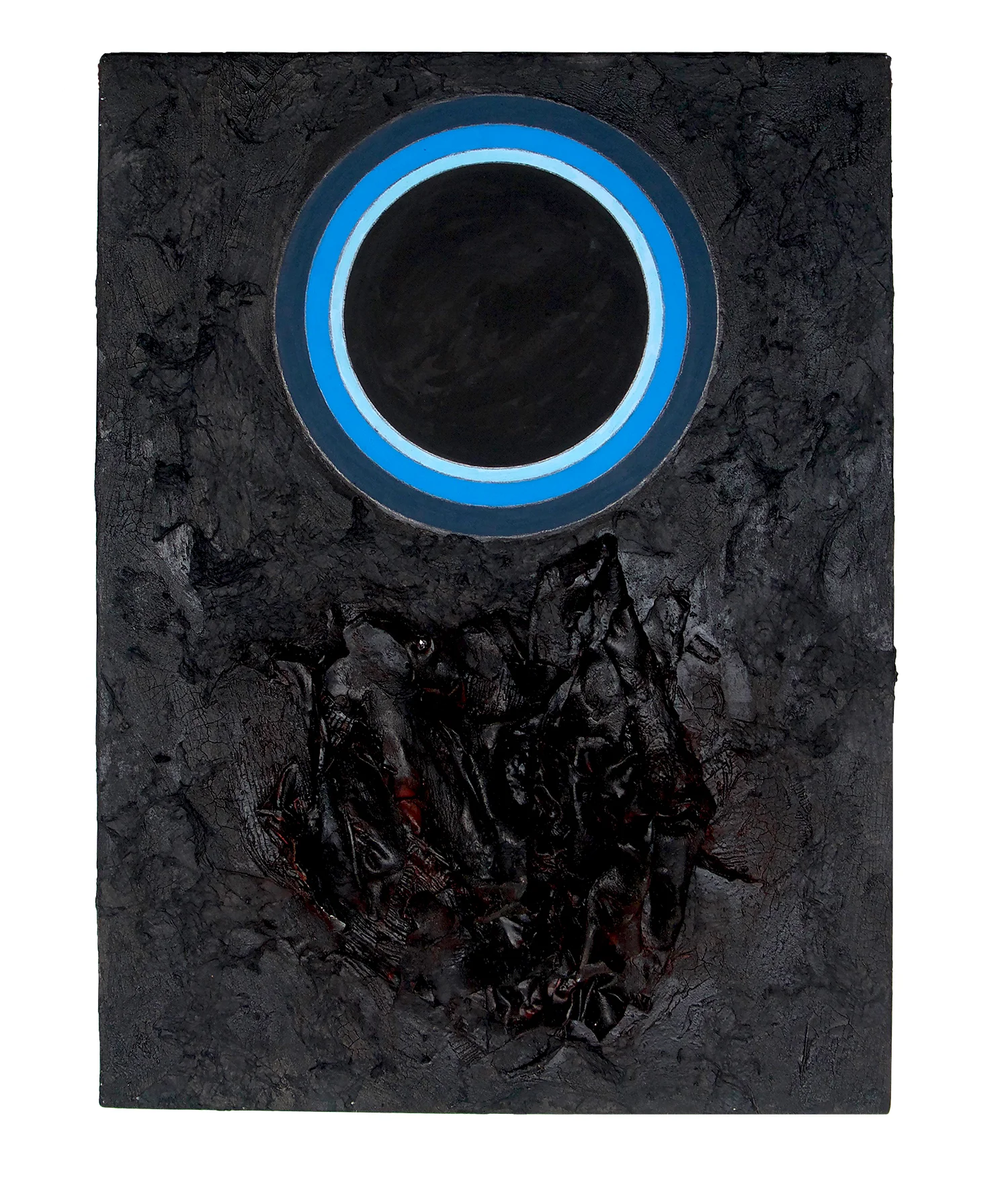 Womb of Nothingness mixed media on canvas 24" x 18"
