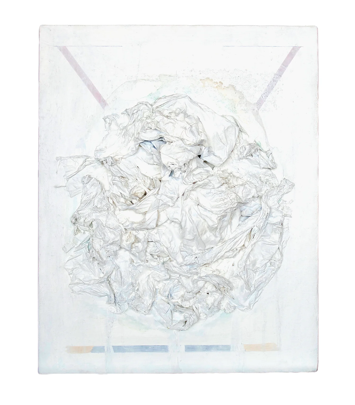 Womb of Manifestation mixed media on canvas 20" x 18"