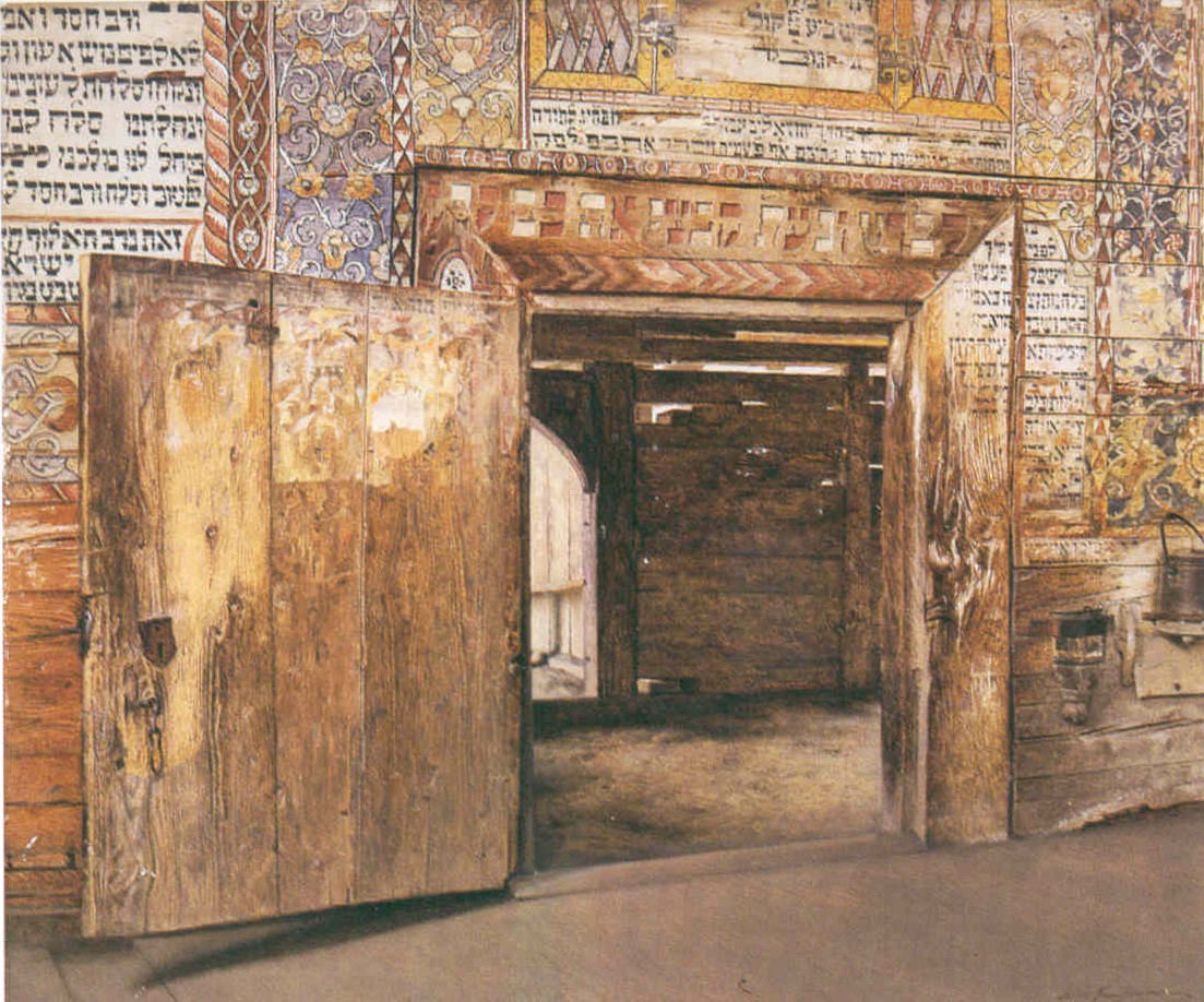 Gwozdziec Doorway in west wall.