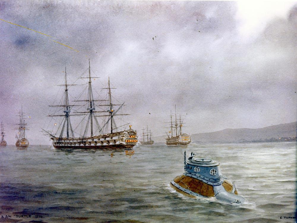 HMS Eagle in New York Harbor, Frank Tinsley