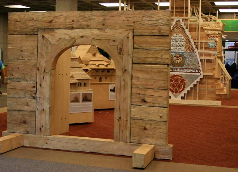 Zubladow door on display at Oberlin College in 2009.