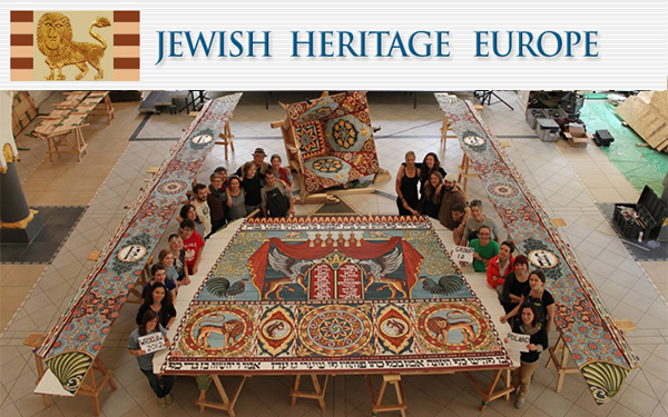 8.14.12 After 10 years of research and workshops, the reconstruction of the wonderfully painted ceiling of the destroyed Gwozdziec synagogue is complete… Read more from Jewish Heritage Europe
