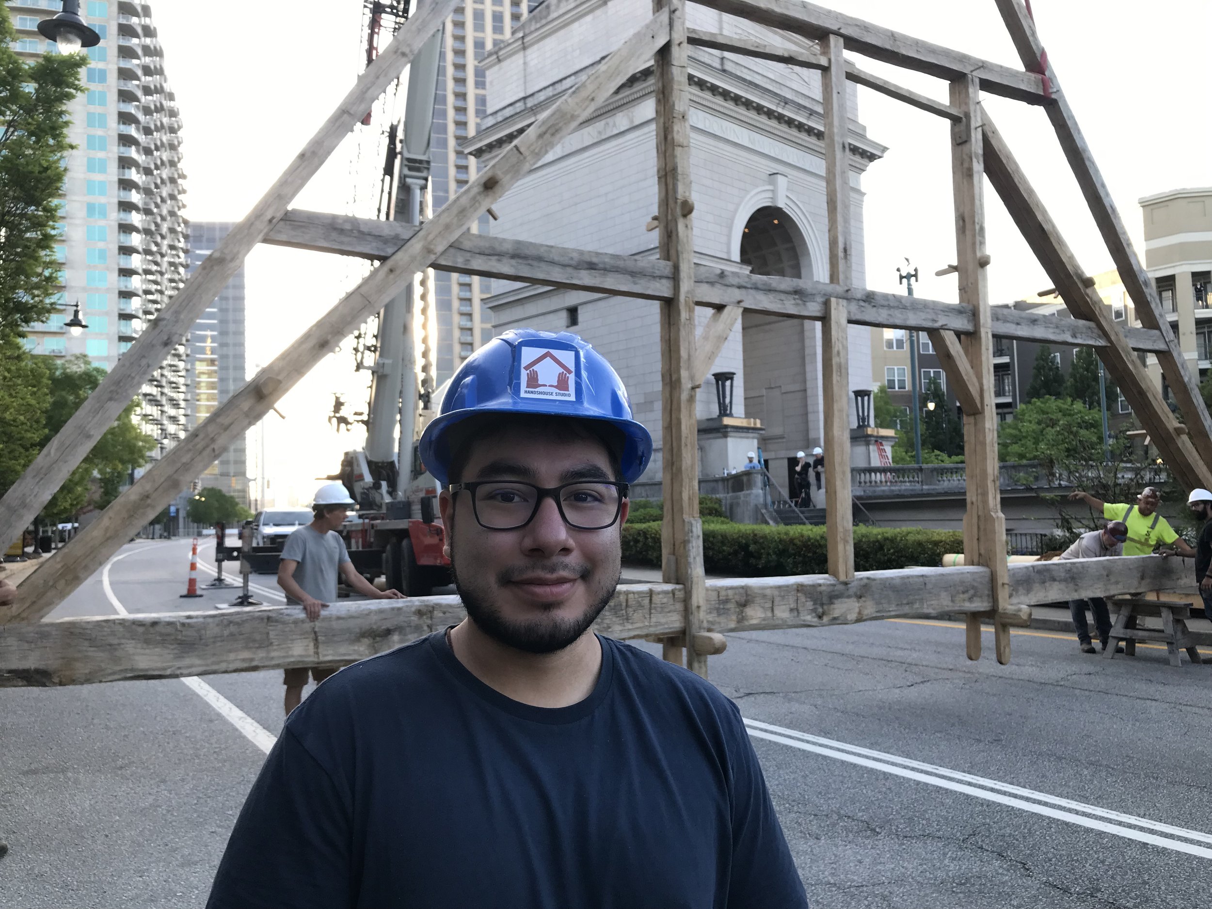 Juan Soto, CUA Architecture student who came to Atlanta as a student representative participant.
