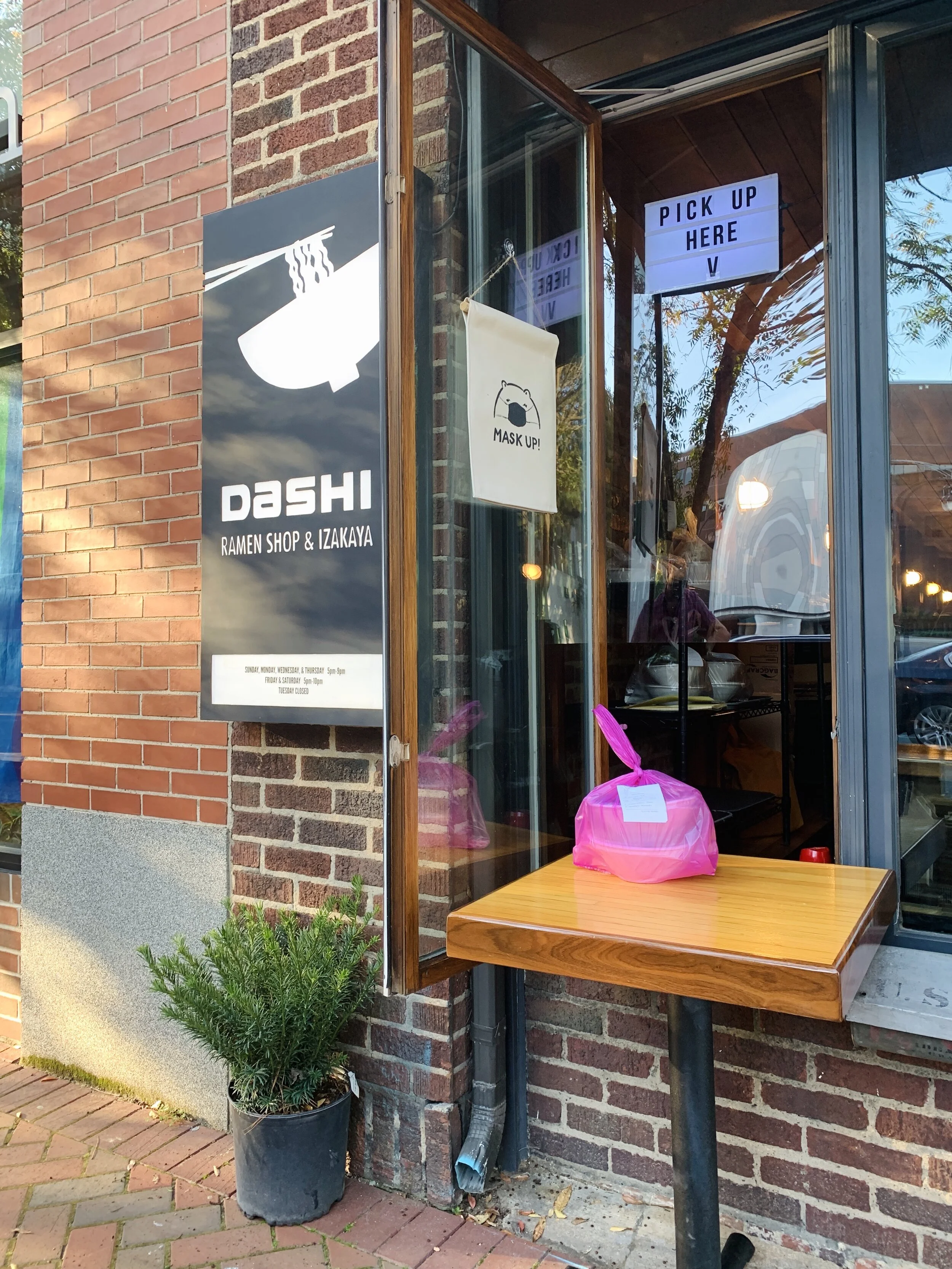 durham outdoor dining on Menu Dashi