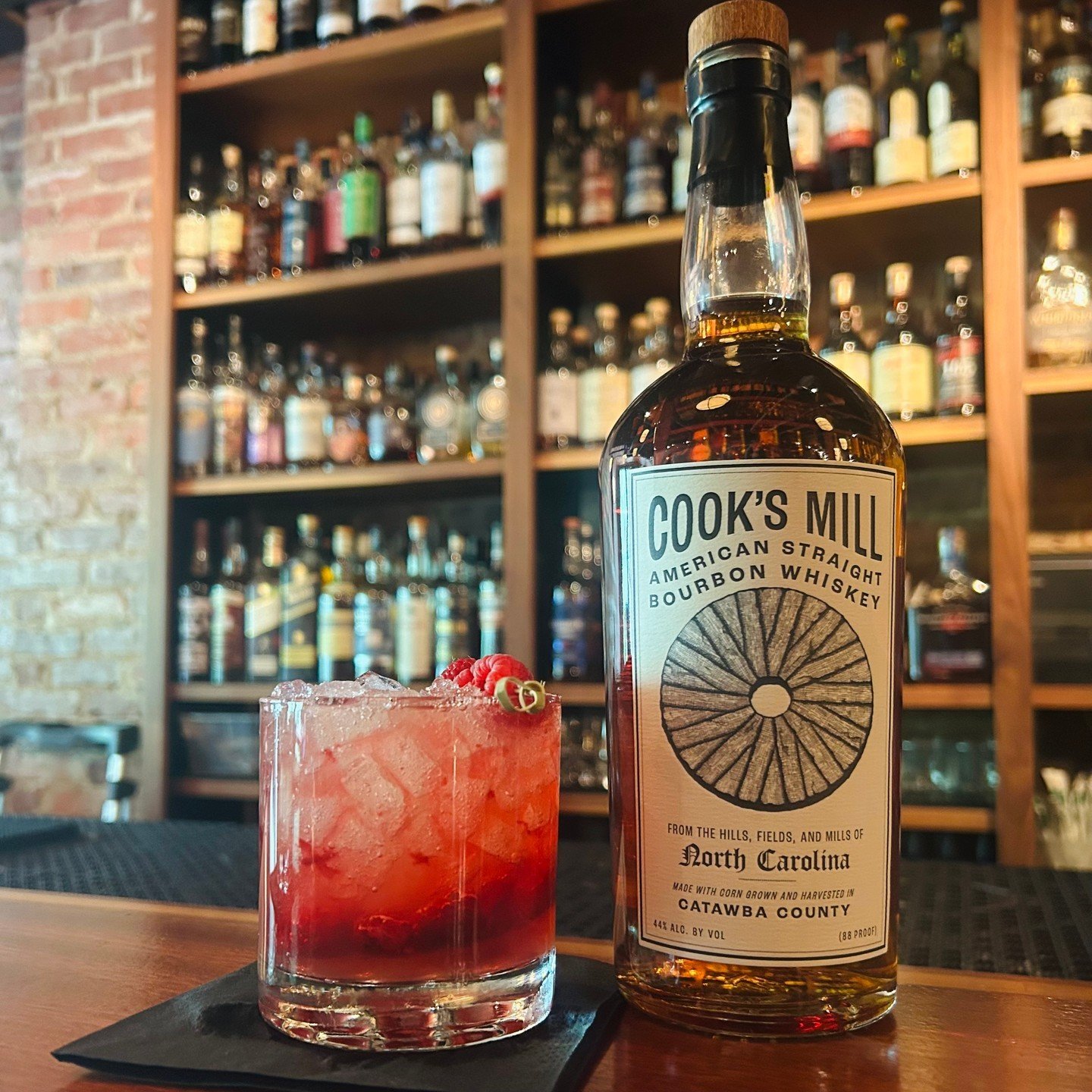 Ramble on over &amp; order this week&rsquo;s #ThirstyThursday $10 cocktail, a bourbon bramble featuring @cooksmillwhiskey bourbon! 🥃 Fruity, tart, &amp; full of all that whiskey goodness, you&rsquo;ll be kicking yourself if you miss out on this one!