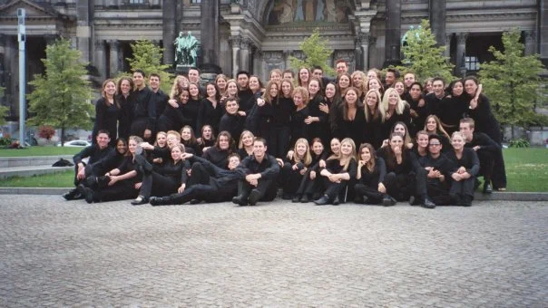 In front of the Berliner Dom. Top Row, 5th from the Left.