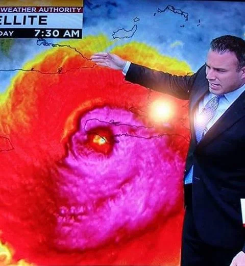 This is the confirmed, undoctored image of Hurricane Matthew.