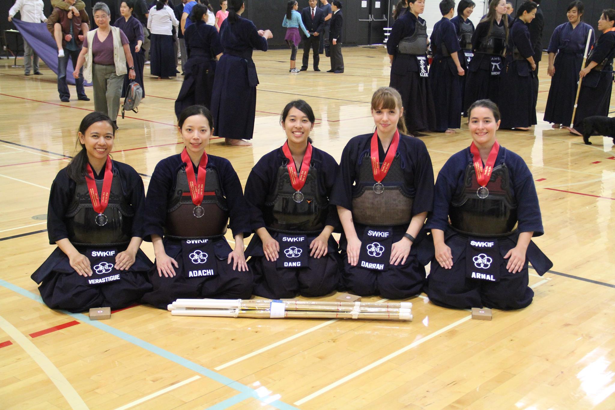  SWKIF Ladies - 2nd place in team division - The 6th PNKF North American Women's Kendo Taikai - Seattle, WA 