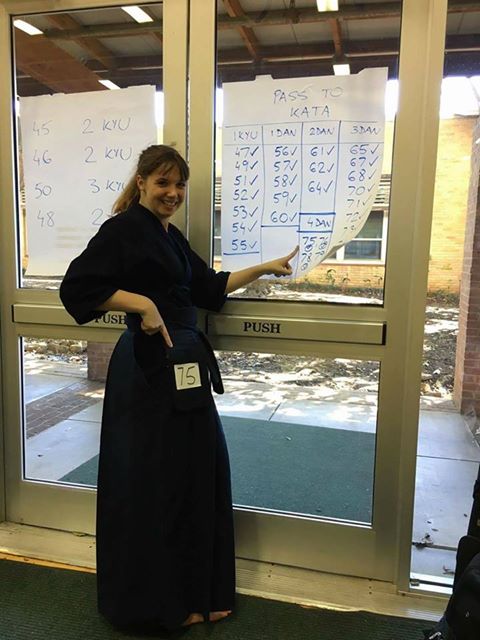  Alexandra Darrah Sensei passed her 4 dan test. 