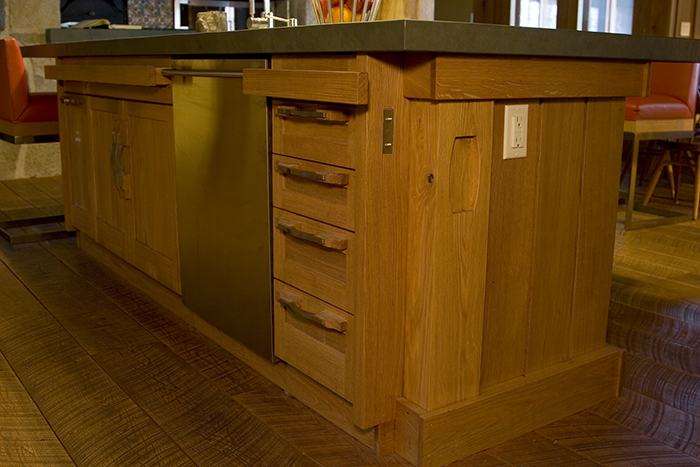 White Oak Kitchen Island