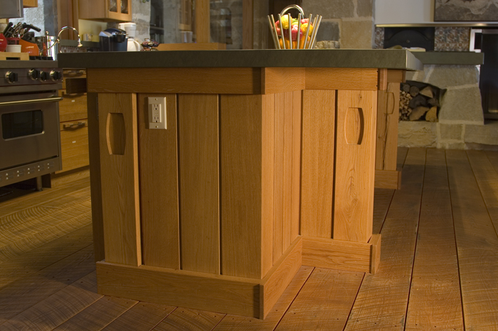 White Oak Kitchen Island