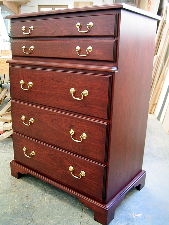Cherry and Maple Chest