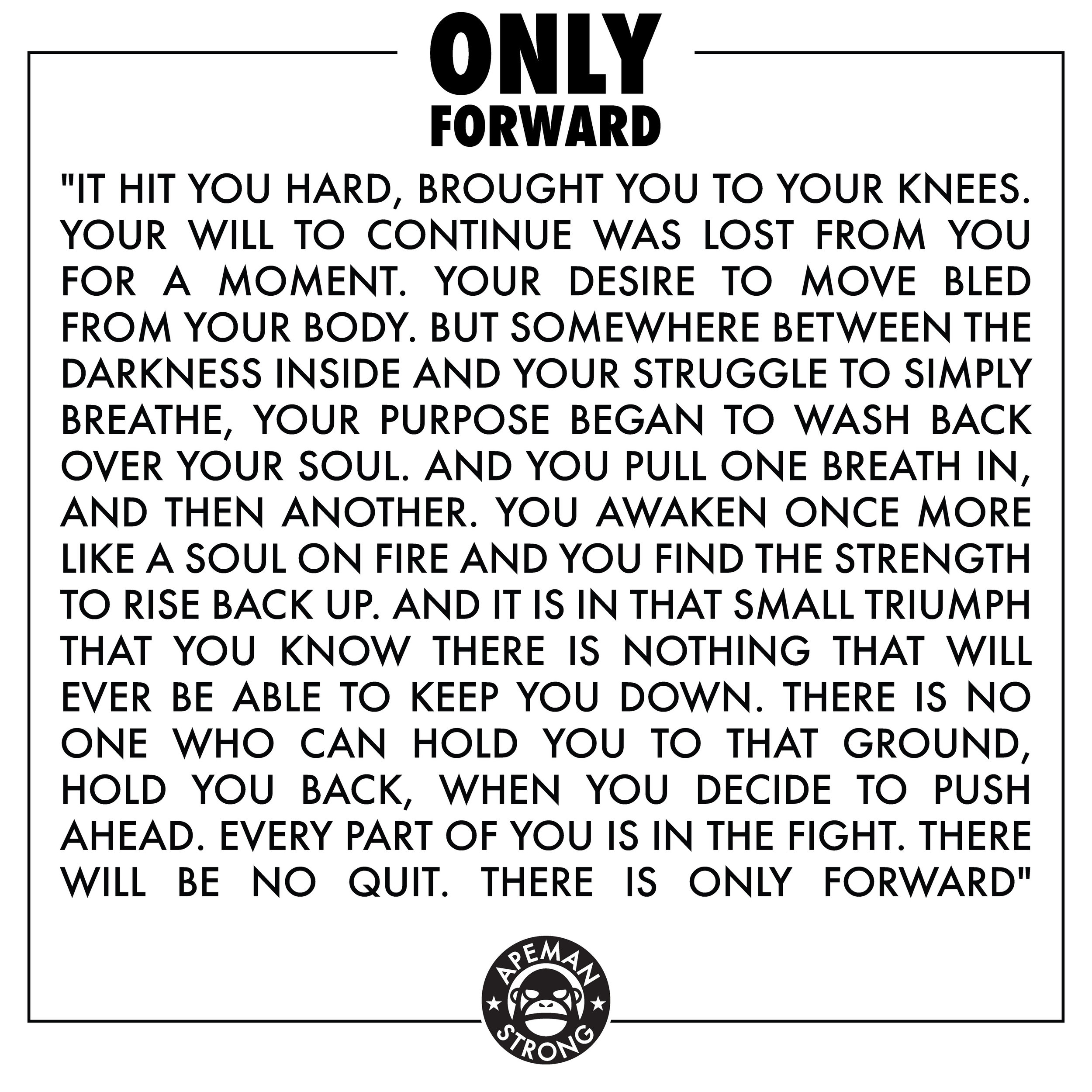 APEMAN STRONG Shirt Meanings