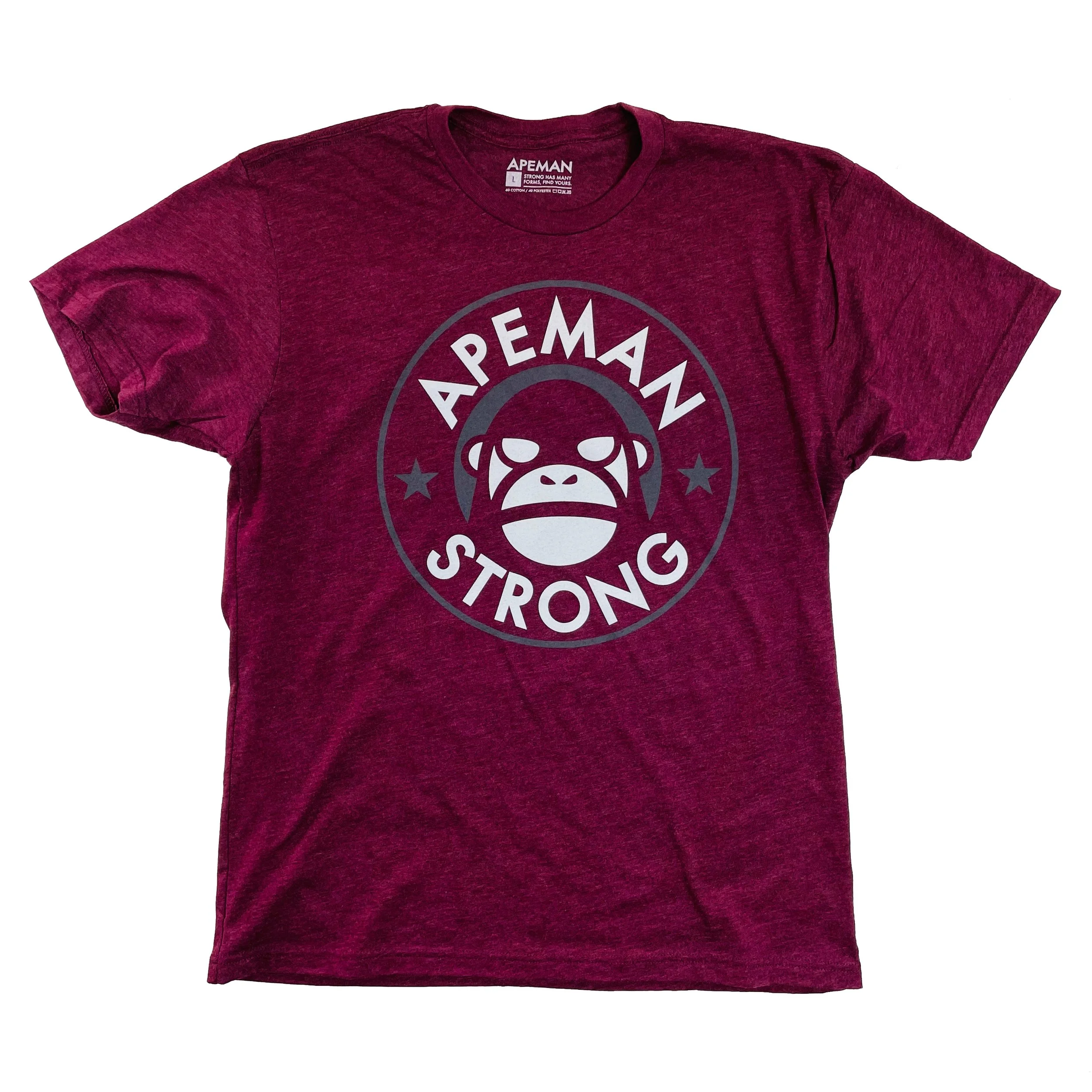 maroon workout shirt