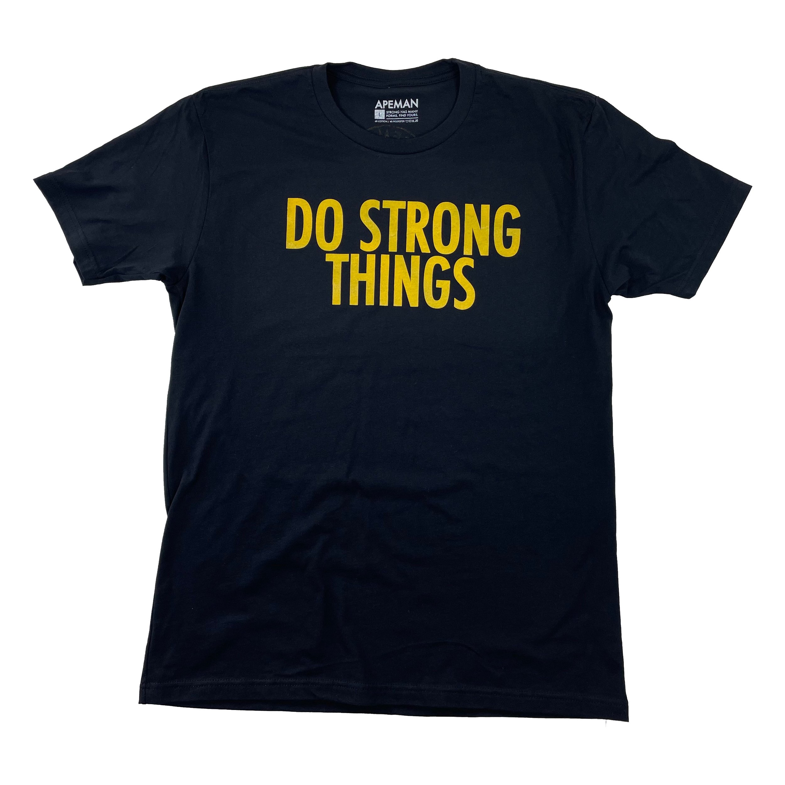 APEMAN STRONG Men's Workout Shirt - Train Hostile Tee Sold by Apeman Strong