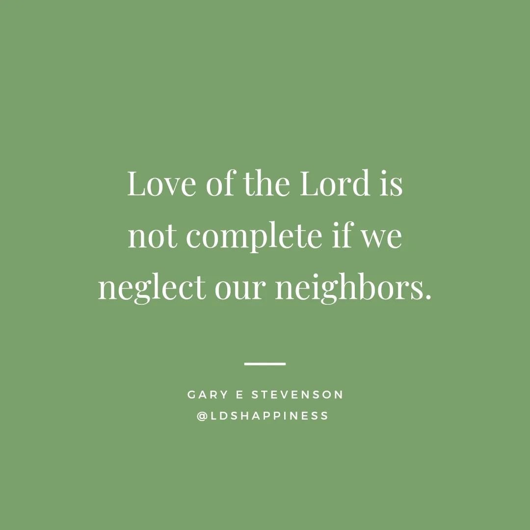 Be like Jesus and reach out in love to those around you 💕 #loveyourneighbor #jesuslovesyou #thinkcelestial #PlanofHappiness #lds #generalconference #peaceinchrist #peace #comeuntochrist #comefollowme #hearhim #loveoneanother