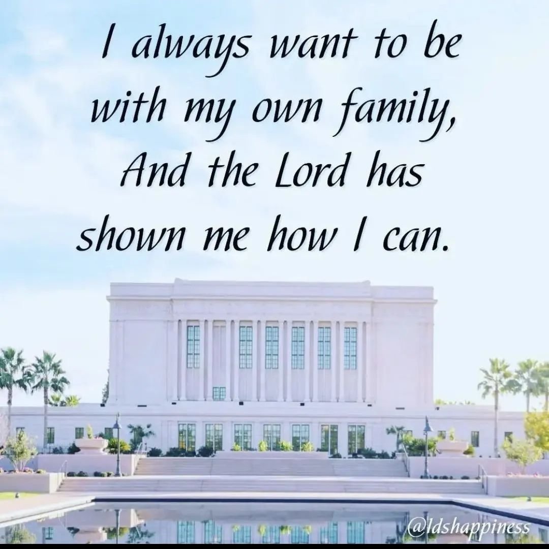 Because of Jesus Christ, families can be together forever 💕 #planofhappiness #becauseofhim #thinkcelestial #lds #templethursday #happinessinchrist #ldstemple #mesatemple