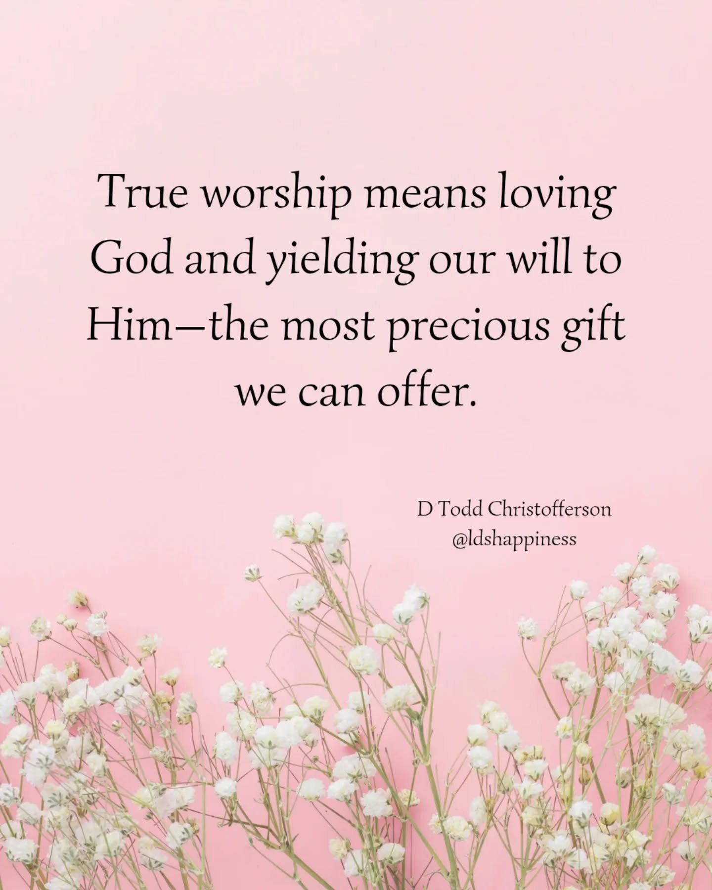 How did you worship God today? 

&quot;Feeling and expressing gratitude to God are, in fact, what infuses worship with a sense of joyful renewal as opposed to seeing it as just one more duty.

True worship means loving God and yielding our will to Hi