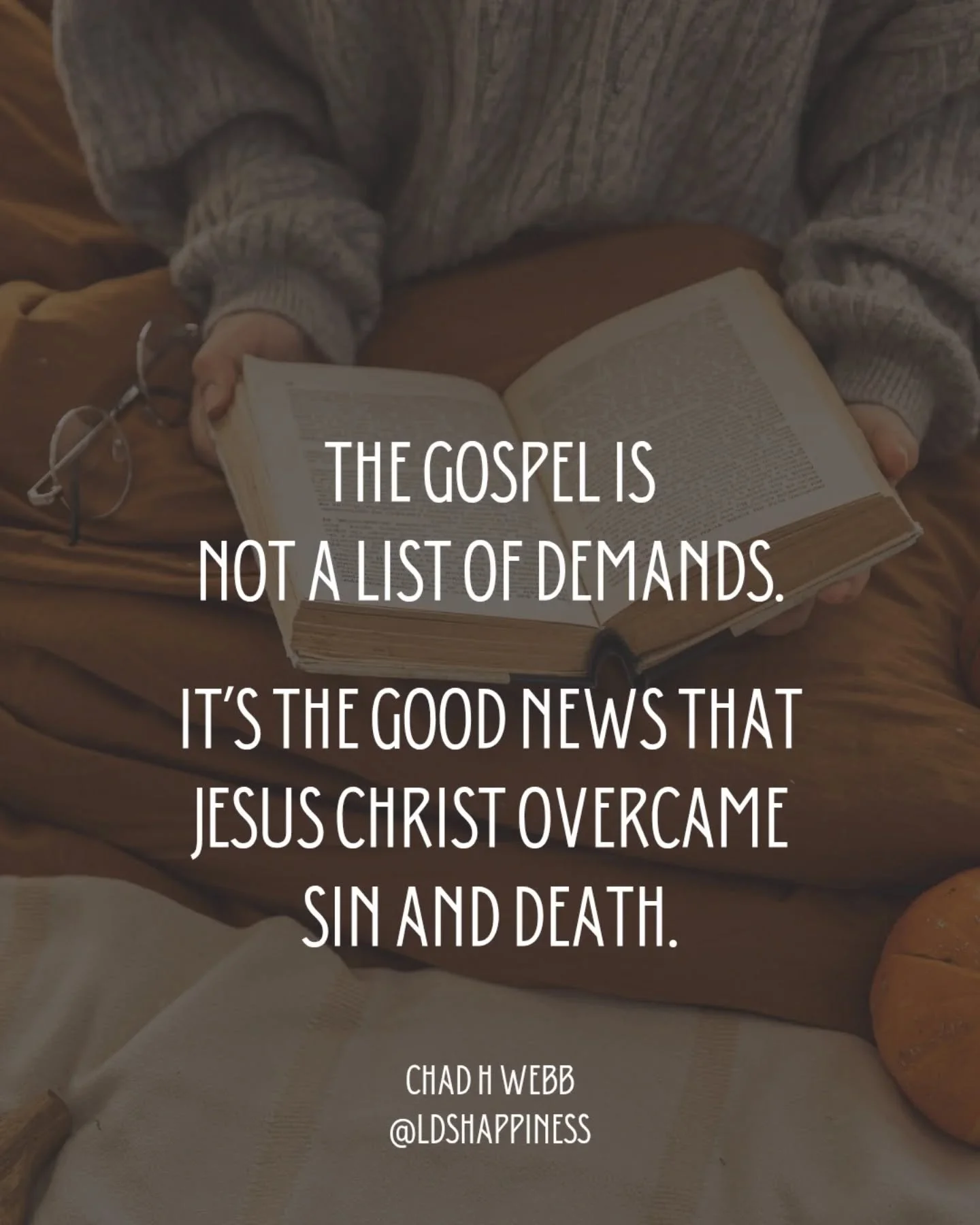 I too often fall into a checklist mentality and forget the gospel is the good news- that Jesus saves us 💕 He is truly our Redeemer, our Savior, our hope. Love this talk!! Are you watching General Conference?

#goodnews #jesuslovesyou #savior #genera