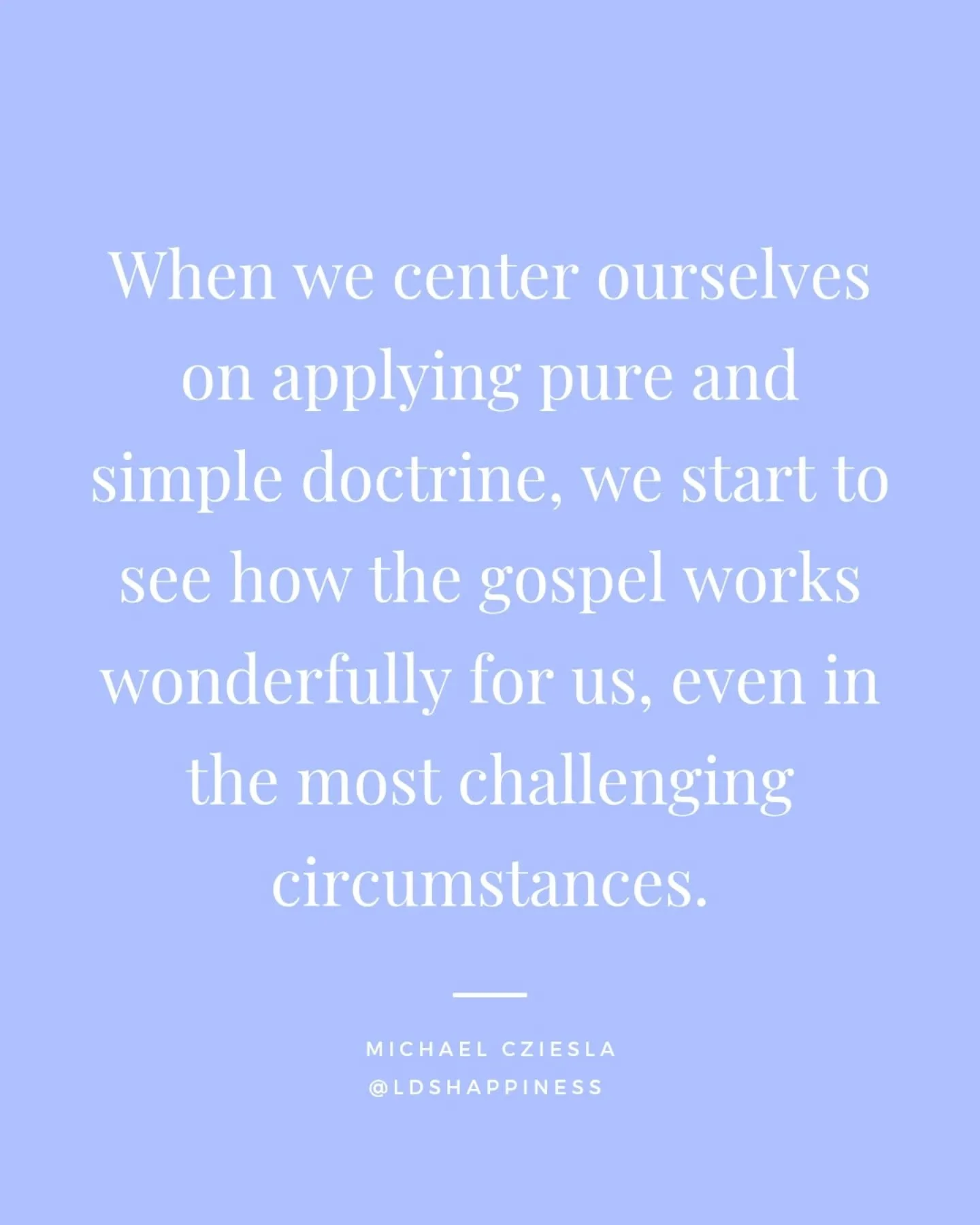 Focus on what matters most ✨ When times are hard and life is overwhelming, go back to the basics. Prayer. Scripture study. Taking the sacrament each week. Making time to connect with God brings peace in any circumstance 💕

#comeuntochrist #gospelofj