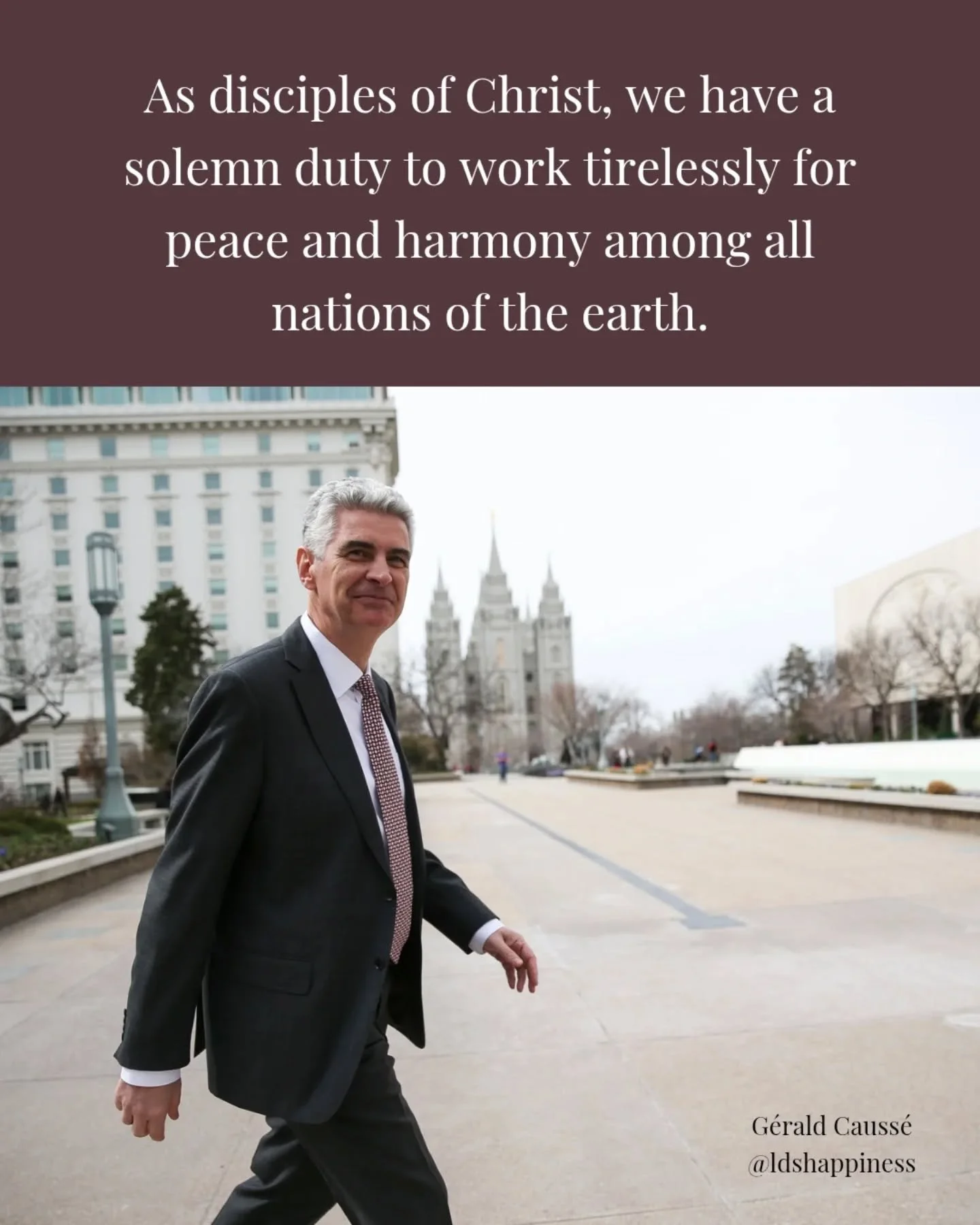 Quotes from the new apostle, Elder @gerald_causse 💕 

He has given seven messages in General Conference so far. Looking forward to many more and to hear his witness of Jesus Christ!

#geraldcausse #discipleofchrist #apostleofjesuschrist #churchofjes