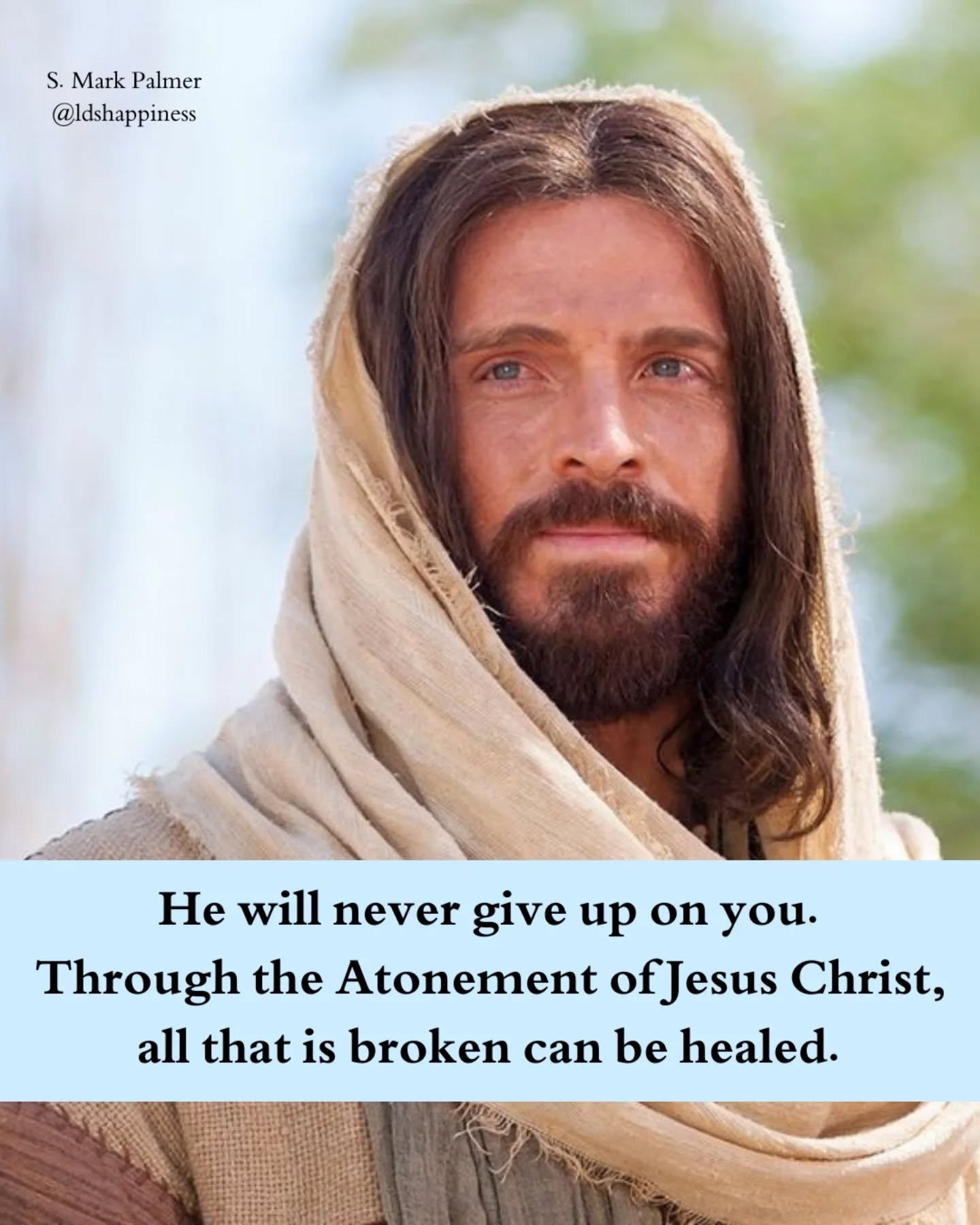 Jesus Christ can heal you 💕 From all the brokenness and pain of life- From every heartbreak and sorrow- He is always there 💕

#sundayhappiness #jesuslovesyou #comeuntochrist #lds #churchofjesuschristoflatterdaysaints #atonementofjesuschrist #atonem