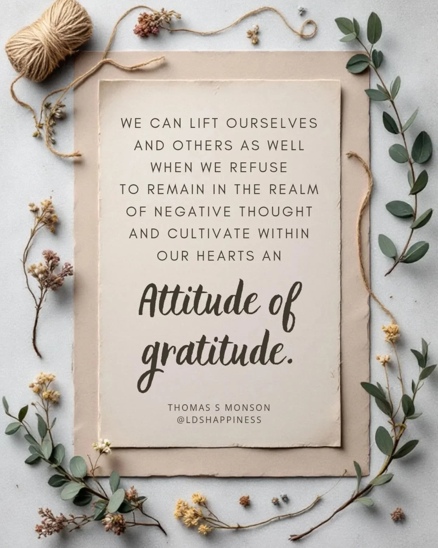 Celebrate Thanksgiving by cultivating an attitude of gratitude that lasts all year 💕 President Monson taught, 

&quot;Regardless of our circumstances, each of us has much for which to be grateful if we will but pause and contemplate our blessings.

