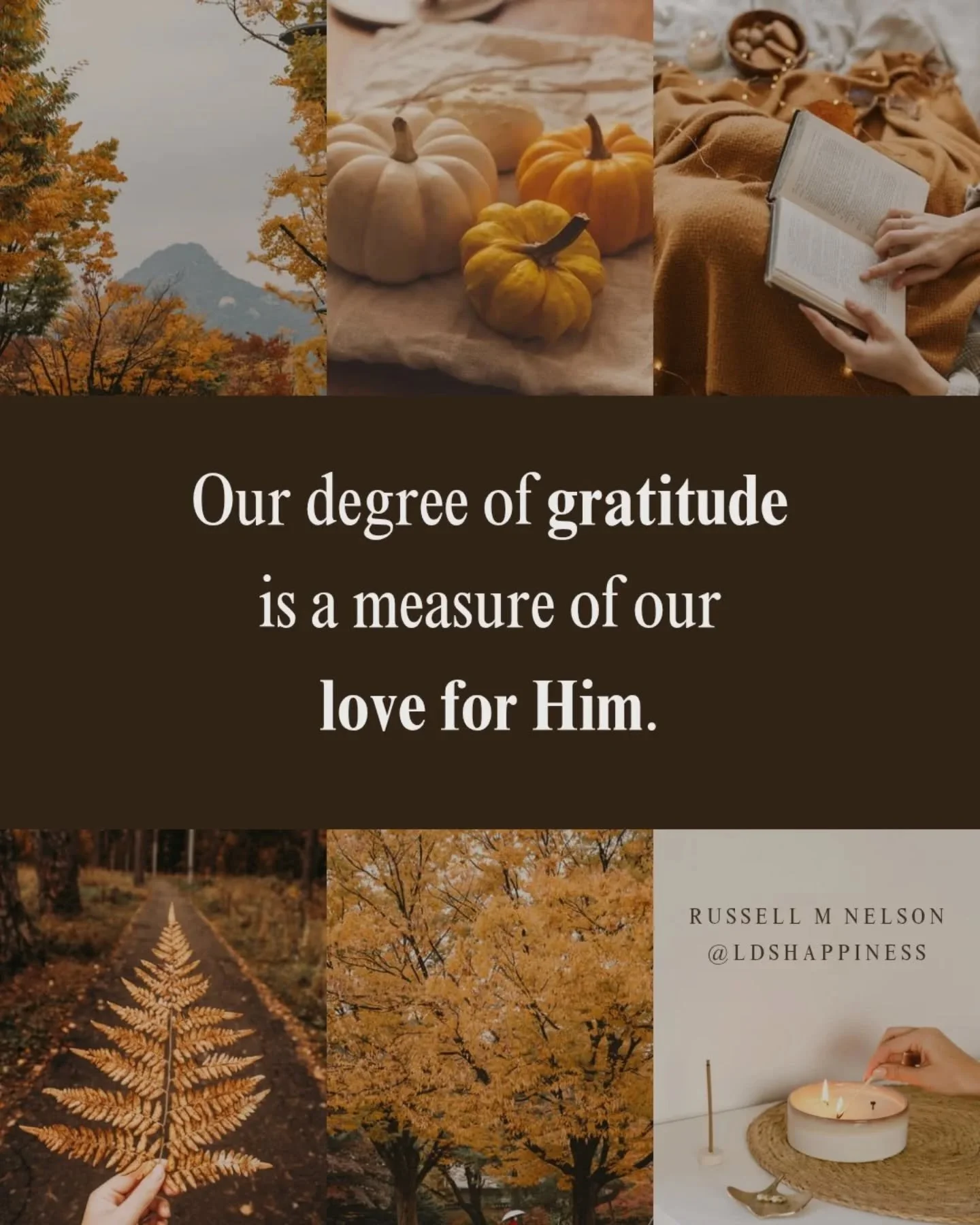 Thanksgiving is almost here! Show your love for God through your gratitude 💕

 #thanksgiving #grateful #jesuslovesyou #godlovesyou #ldshappiness #ldsquotes #lds #gratitude #lds #churchofjesuschristoflatterdaysaints #hopeinchrist #givethanks #russell