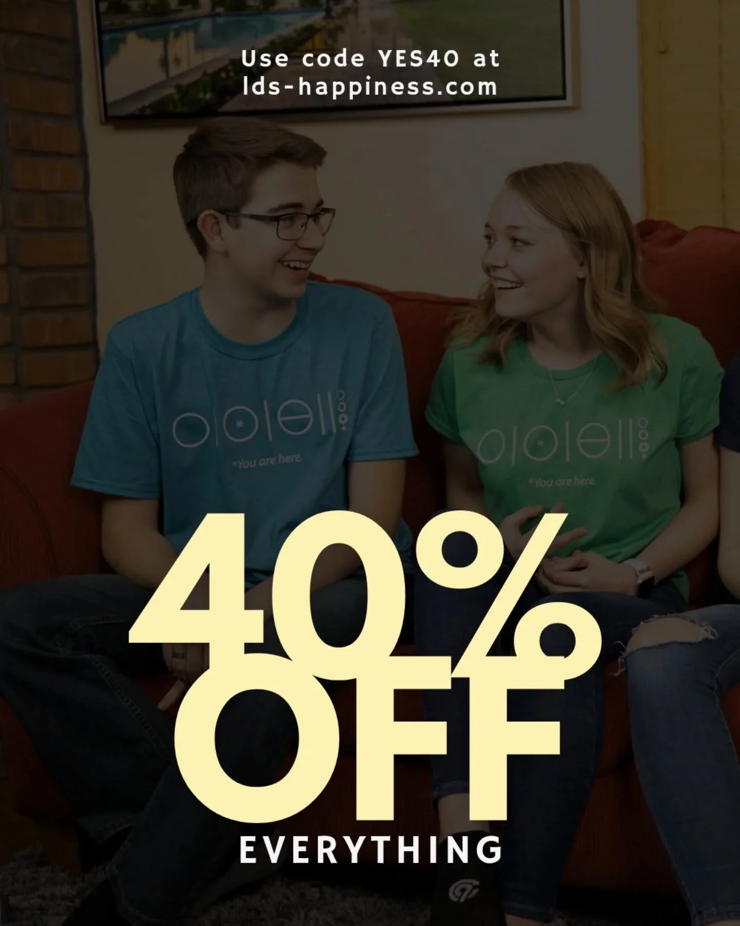 LAST DAY of the biggest sale of the year!! Use code YES40 for 40% off EVERYTHING at lds-happiness.com 🎉

#LDSGifts #ldshappiness #blackfridaysale #CyberMonday #cybermondaysale #churchofjesuschristoflatterdaysaints #ldschurch #ShopSmall #shopsmallbus