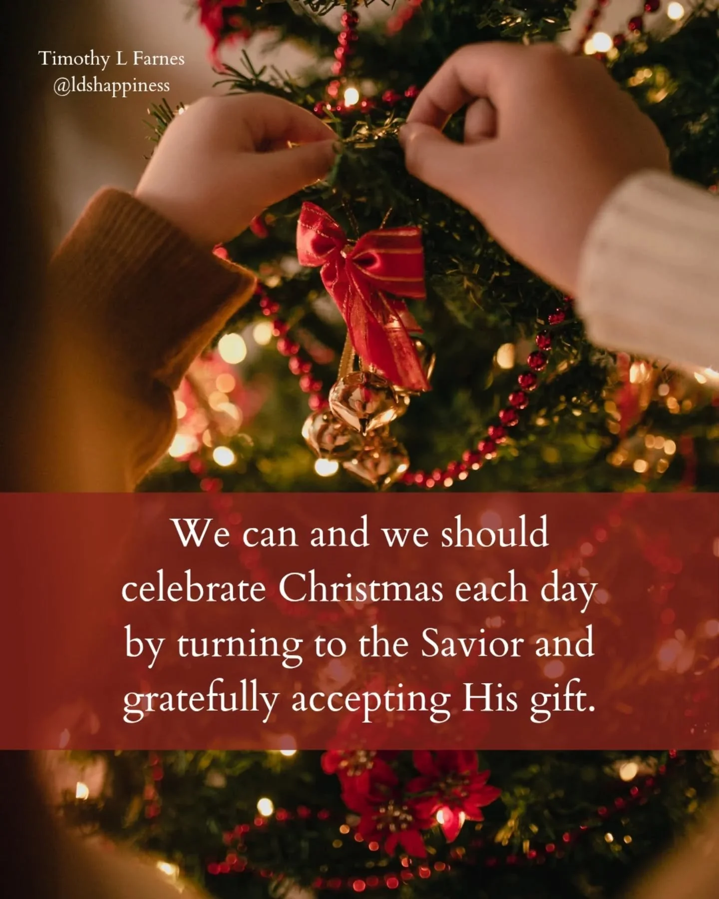 The First Presidency Christmas Devotional tonight was wonderful 🥹 so grateful for the reminder to choose Jesus Christ every day and recognize His love for us! This is such a special time of year 🎄🌟😇

#christmas #christmasdevotional #comeuntochris