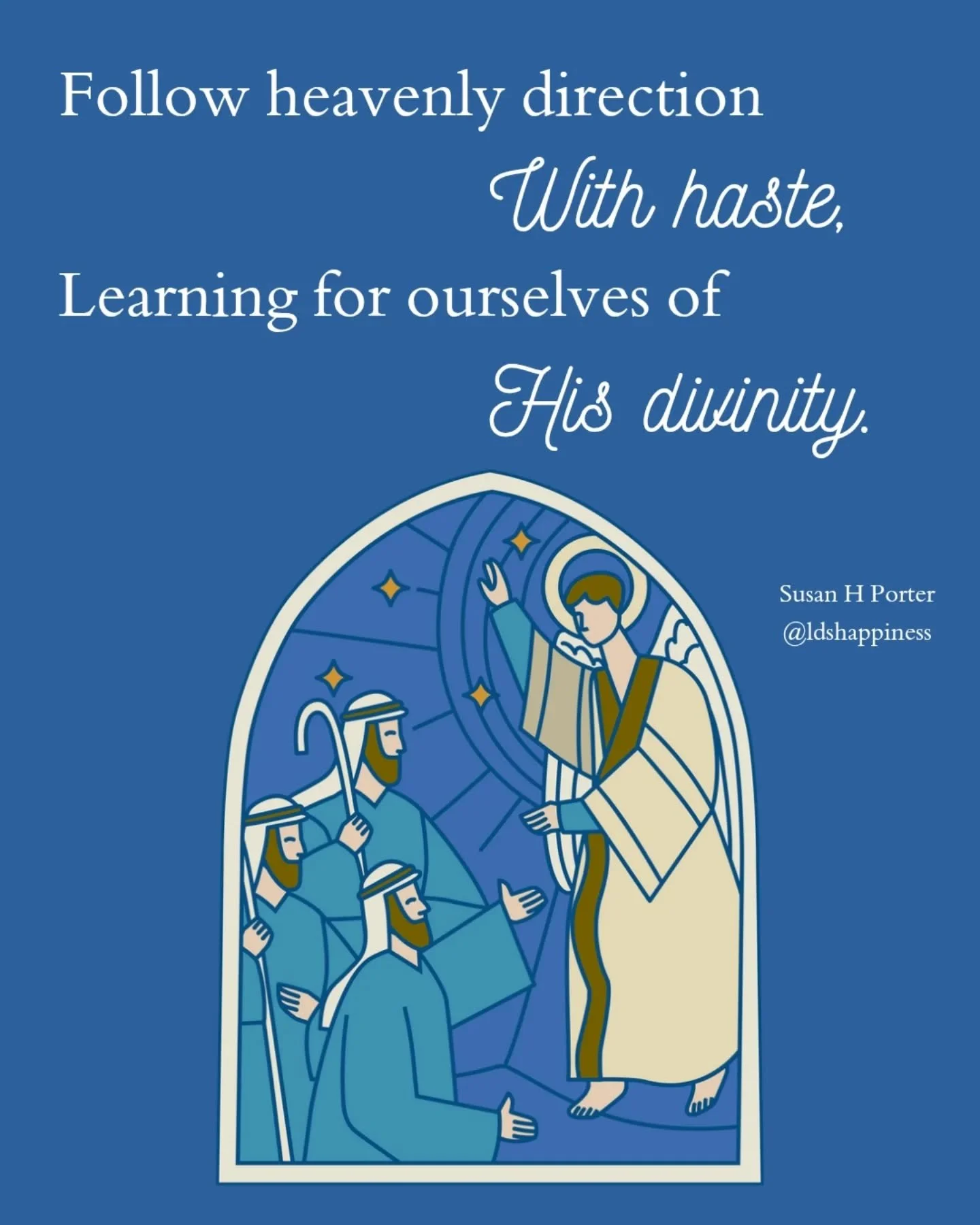 Loved this message from the First Presidency Christmas Devotional last night 😇🎄 We can be like the shepherds and make haste to see for ourselves that He is the Christ!

#christmas #christmasdevotional #comeuntochrist #jesuslovesyou #heisborn #churc