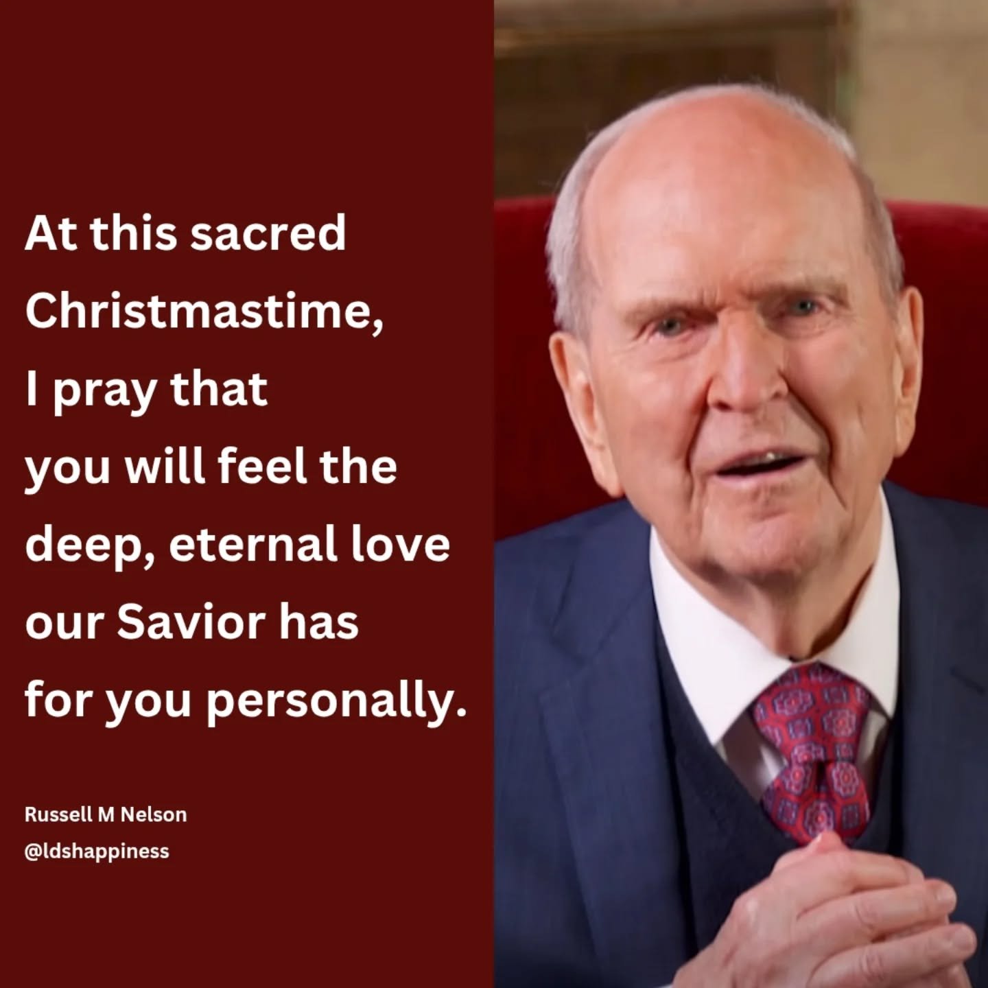 Jesus loves you 💕 This time of year and always, He is there for you! Turn to Him and find peace 🎄

#christmastime #jesuslovesyou #comeuntochrist #lighttheworld #ldshappiness #planofhappiness #ldsquotes #ldschurch #russellmnelson #godlovesyou #lds #