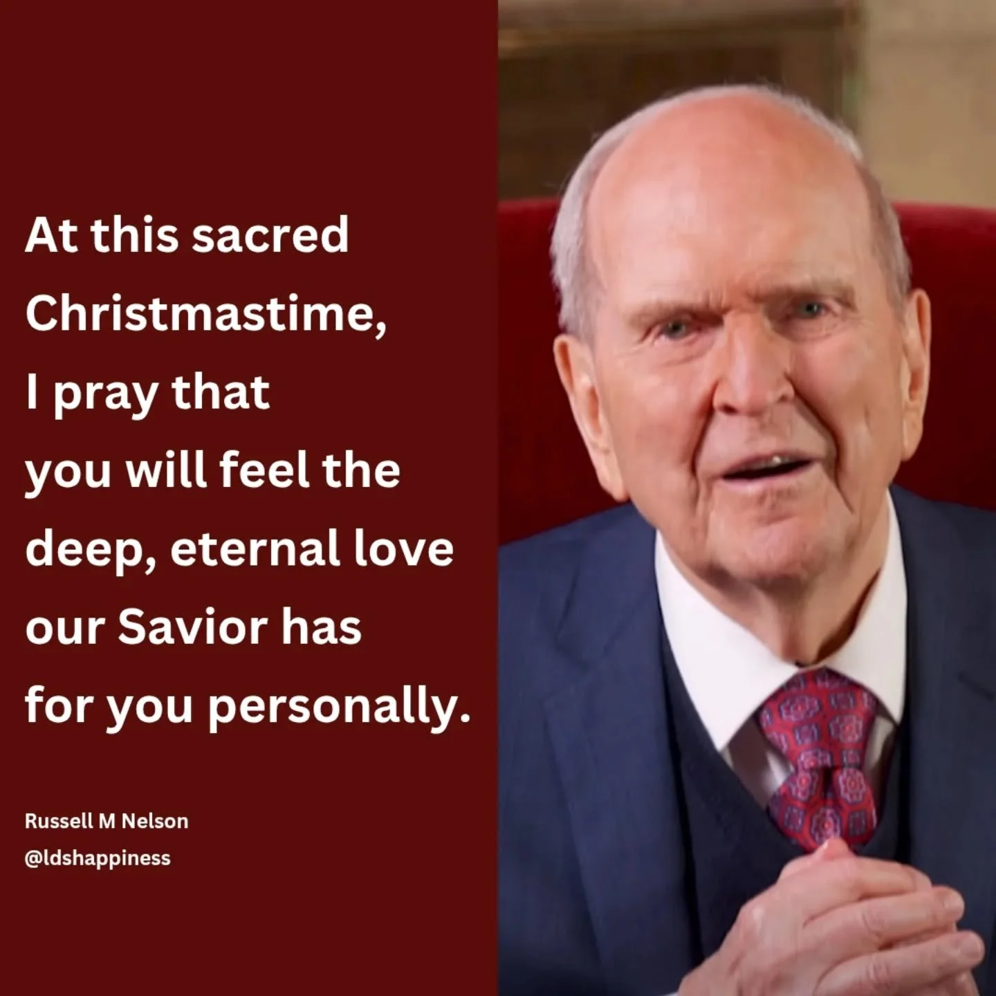 Jesus loves you 💕 This time of year and always, He is there for you! Turn to Him and find peace 🎄

#christmastime #jesuslovesyou #comeuntochrist #lighttheworld #ldshappiness #planofhappiness #ldsquotes #ldschurch #russellmnelson #godlovesyou #lds #