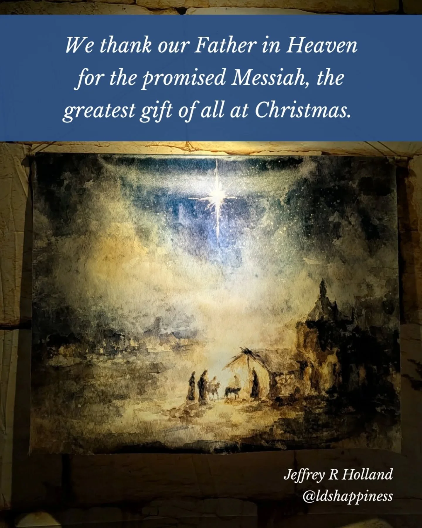 Jesus truly is the gift 🎁🎄🥰 Loved President Holland's talk from the Christmas devotional! 

#keepchristinchristmas #jesuslovesyou #becauseofhim #godlovesyou #comeuntochrist #christmastime #christmasgift #christianquote #christmasdevotional #christ