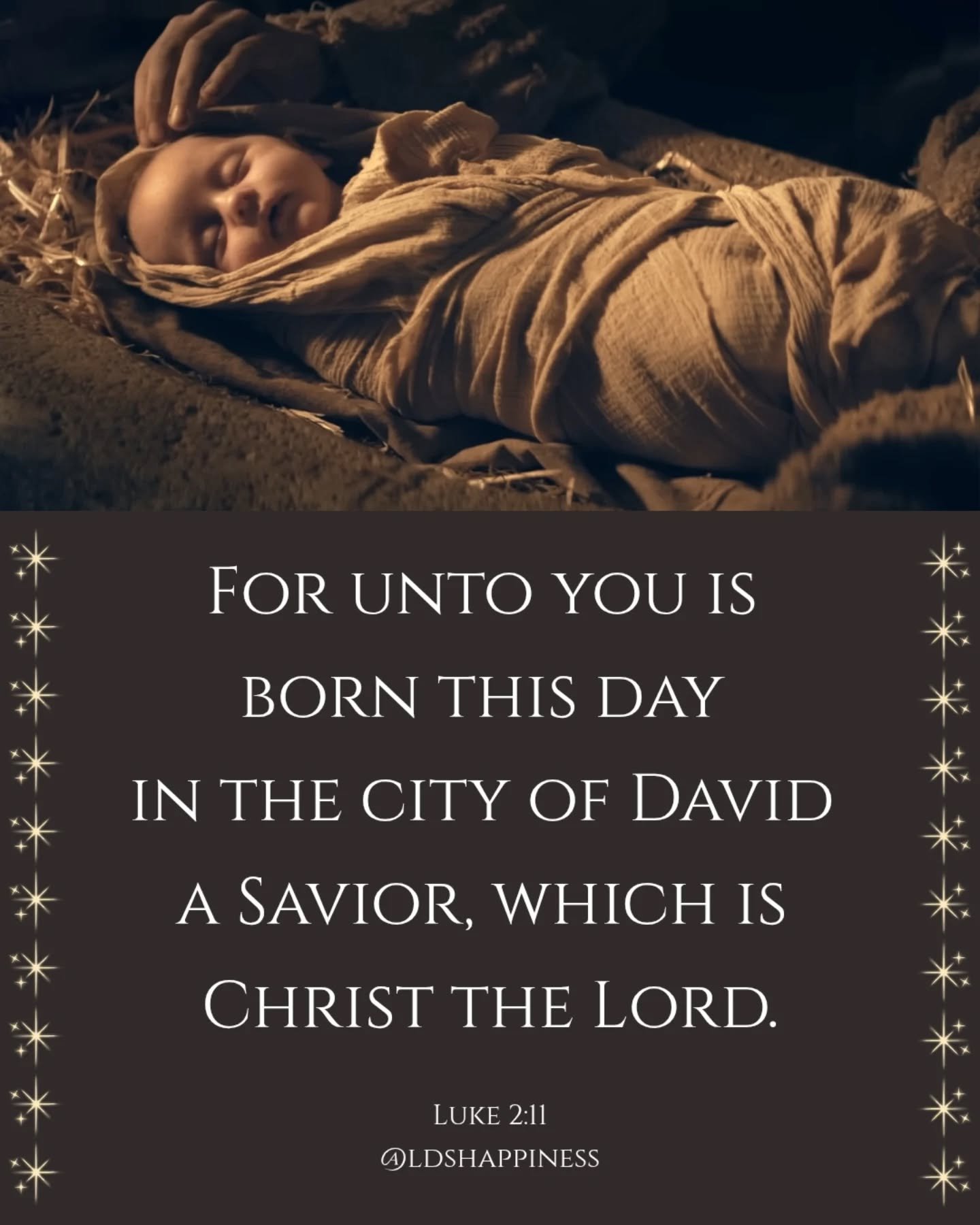 Merry Christmas! Reading Luke 2 with my family every year on Christmas Eve is one of my favorite traditions. Hearing the familiar words of the Christmas story reminds us of the importance of the Savior. We celebrate His birth because He means everyth
