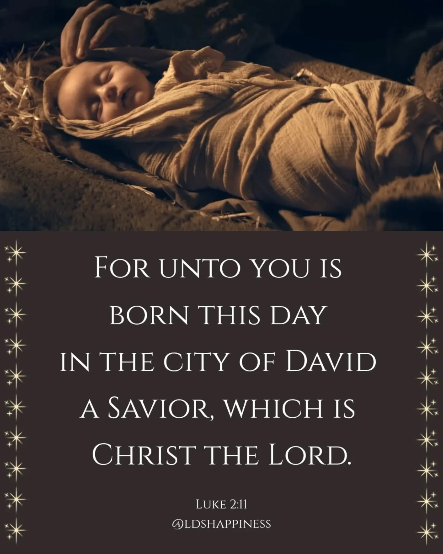 Merry Christmas! Reading Luke 2 with my family every year on Christmas Eve is one of my favorite traditions. Hearing the familiar words of the Christmas story reminds us of the importance of the Savior. We celebrate His birth because He means everyth