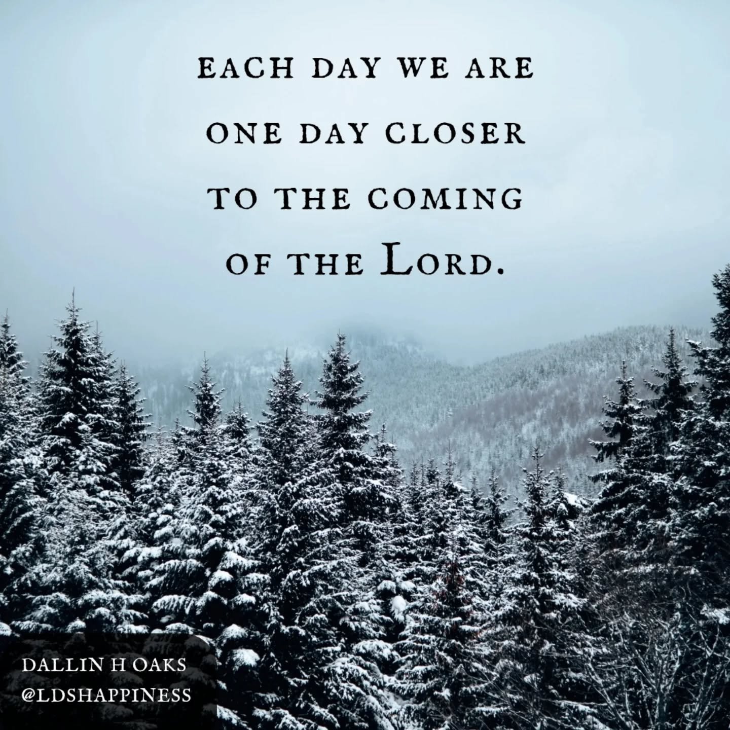 What are you doing today to bring you closer to God? Small, everyday choices truly matter. They form the substance of our eternal life. 

#planofhappiness #ldshappiness #dallinhoaks #christianquote  #churchofjesuschristoflatterdaysaints