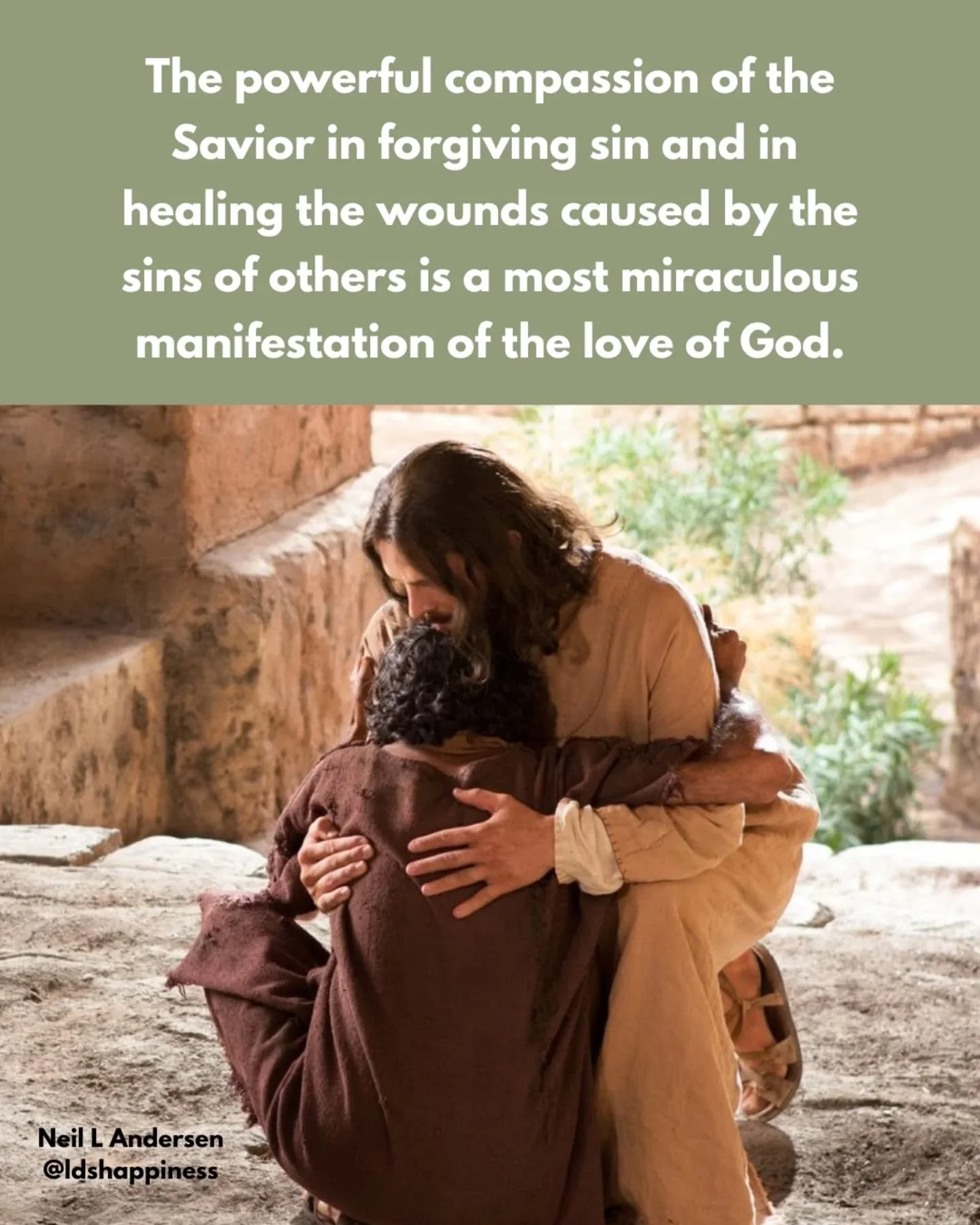 It is hard to think of forgiveness when there is so much anger. With more violence and murder in Minnesota and ongoing wars across the world, my heart is heavy. But there is hope and healing in Jesus Christ, always. Because of the Atonement of Jesus 
