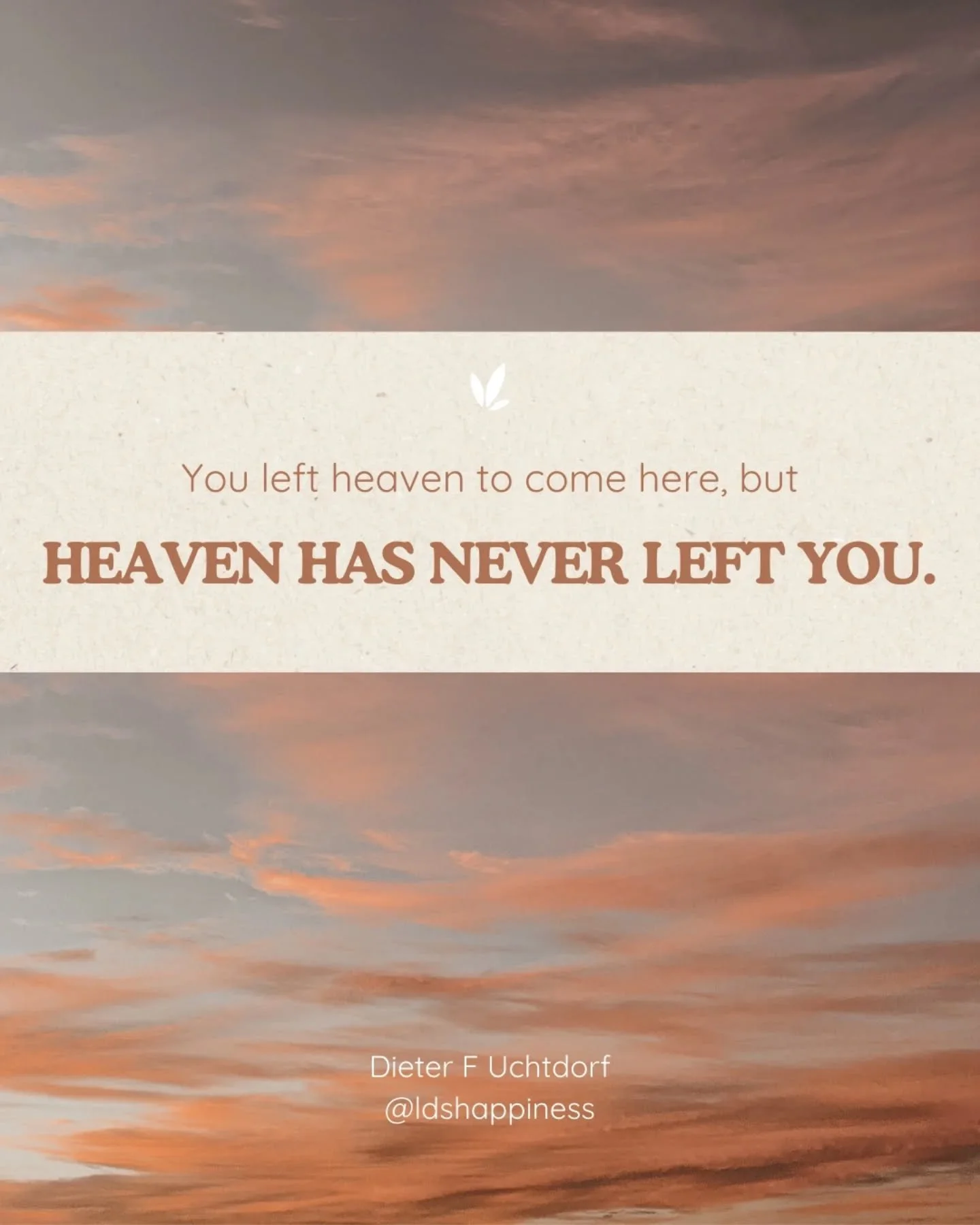 You have divinity within you. You are a child of God! Your Father in Heaven knows you and loves you 💕

#godlovesyou #ldshappiness #dieterfuchtdorf #ldsquotes #churchofjesuschristoflatterdaysaints
