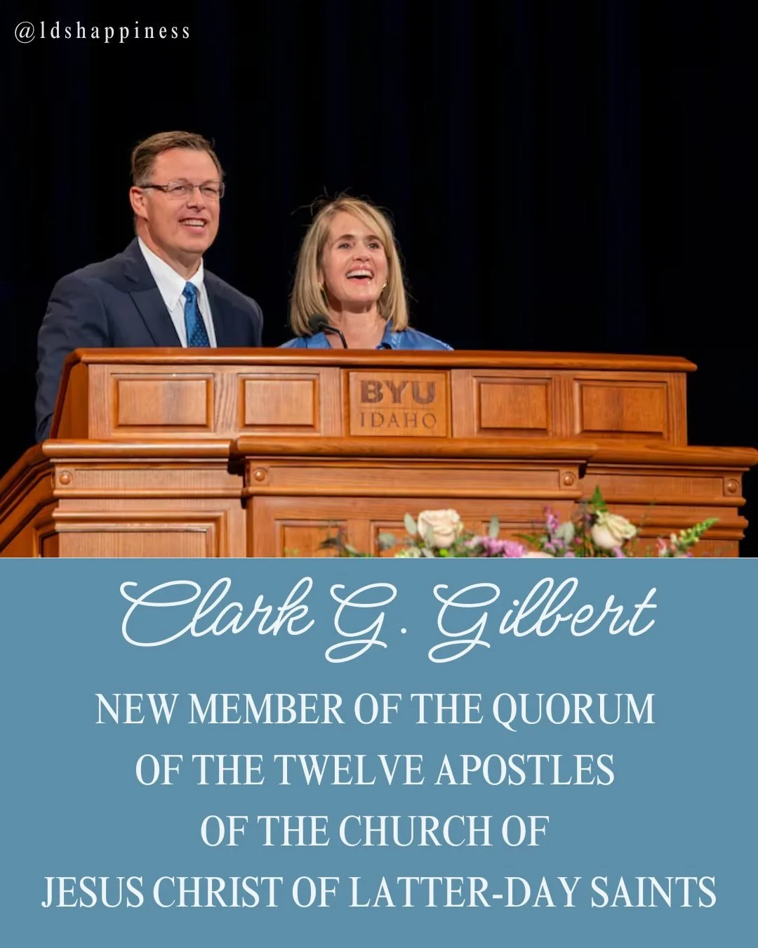New apostle of Jesus Christ, Elder @clarkg.gilbert, was called and ordained today, February 12th, 2026. As the Commissioner of the Church Educational System since August of 2021, many of us who were in Pathway and other educational programs already k