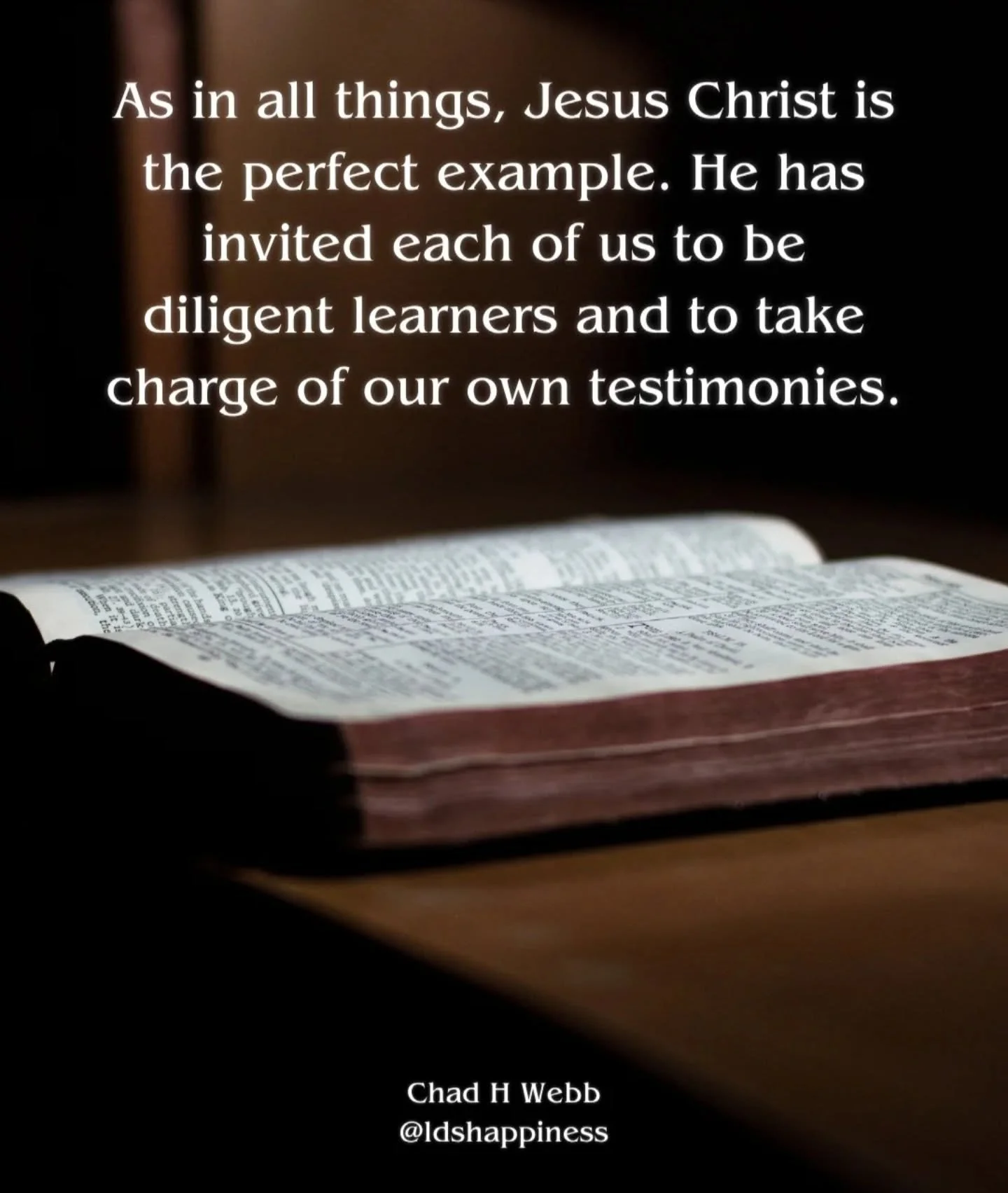 How do you take charge of your testimony? Consciously choose Christ, every day. Prioritize Him in your life by following His teachings, praying, and studying His word. And watch miracles happen in your life!

#comeuntochrist #putgodfirst #jesuslovesy