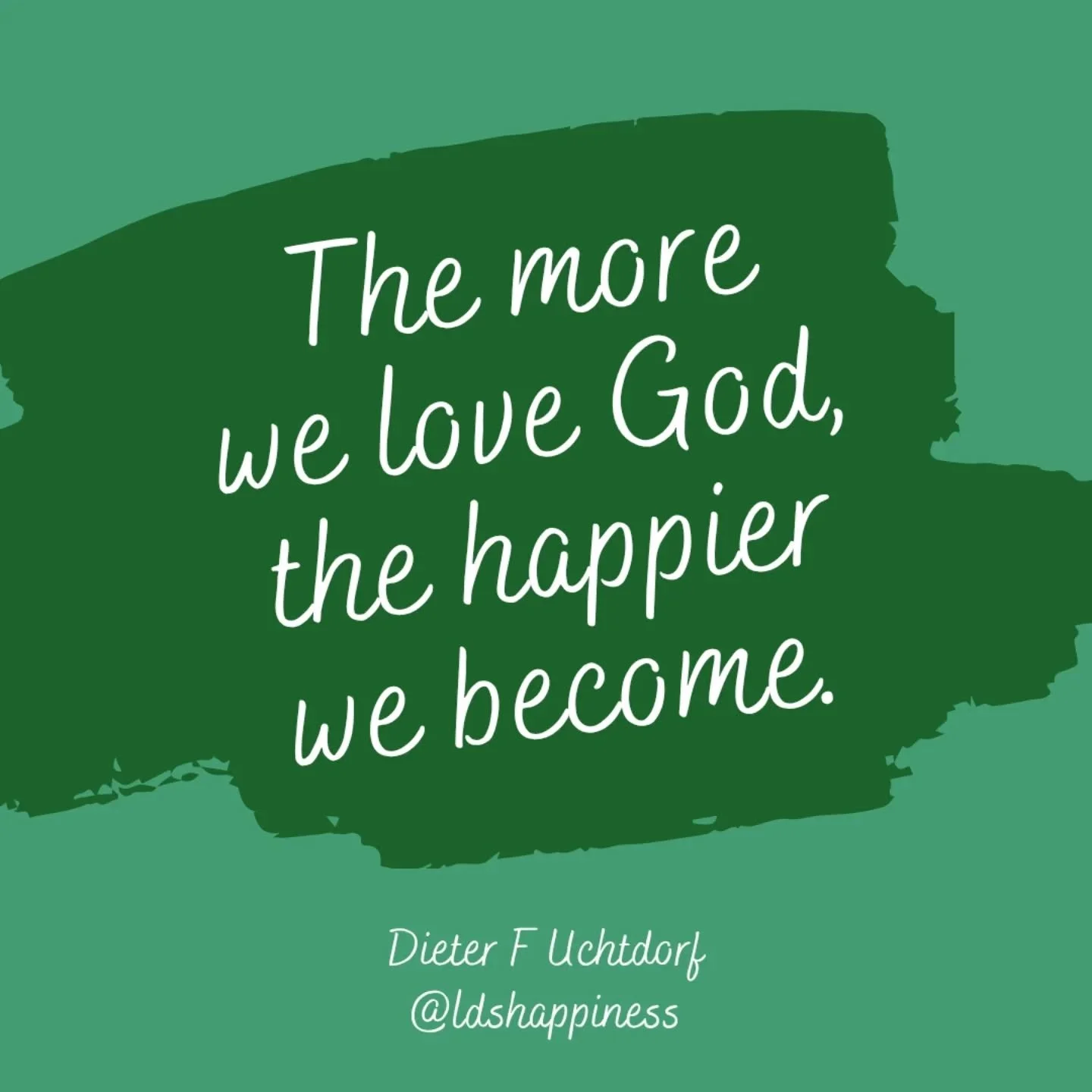 Happy St. Patrick's Day with this reminder from President Uchtdorf- as we put God first and strengthen our relationship with Him, we find joy in our lives regardless of circumstances!

#godlovesyou #lovegod #stpatricksday #ldshappiness #ldsquotes