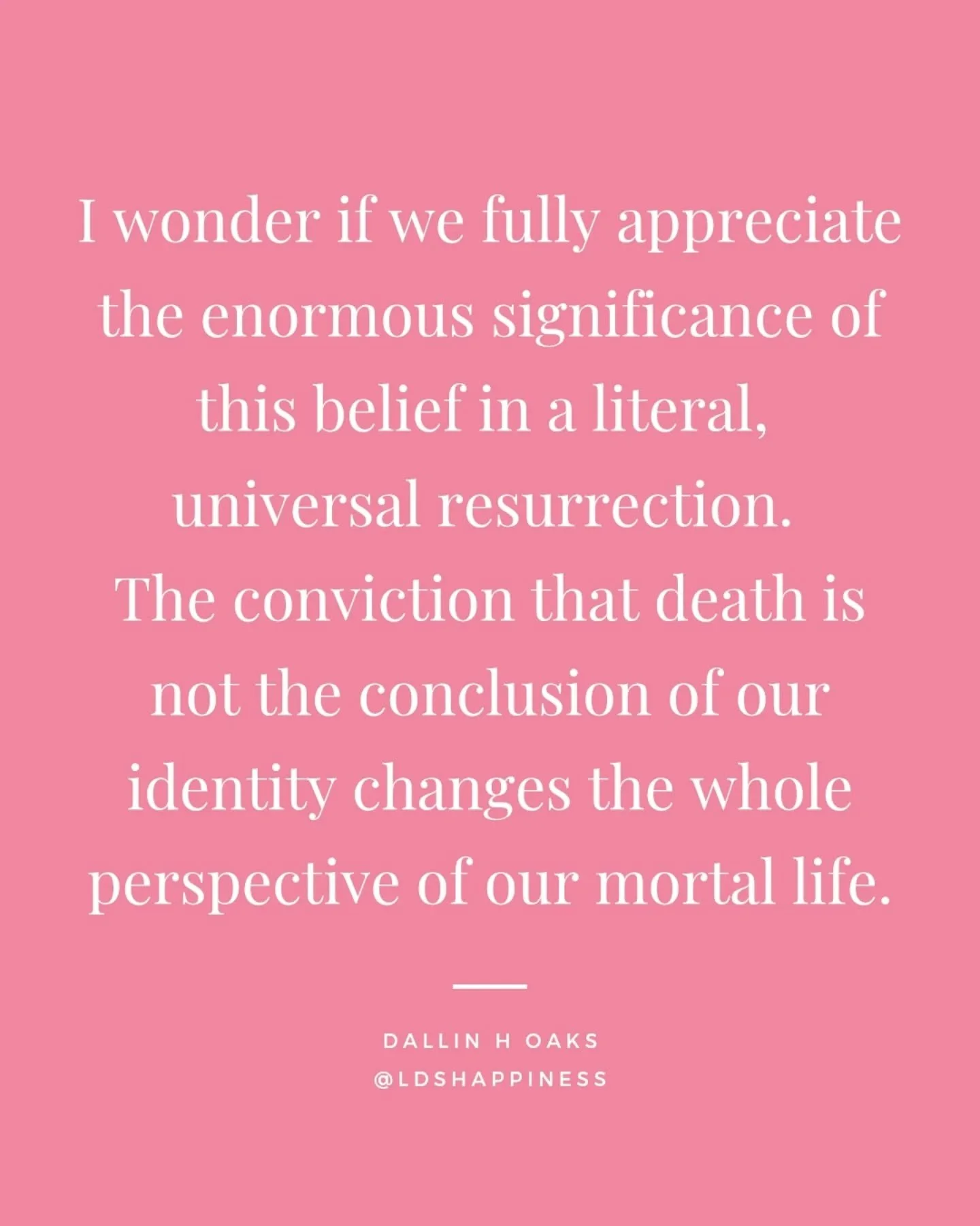 Happy Easter! The prophet of God @dallinhoaks testified of the Savior and of how we can follow Him - by loving God and each other 💕 

#easter #loveoneanother #jesuslovesyou #ldsquotes #churchofjesuschristoflatterdaysaints