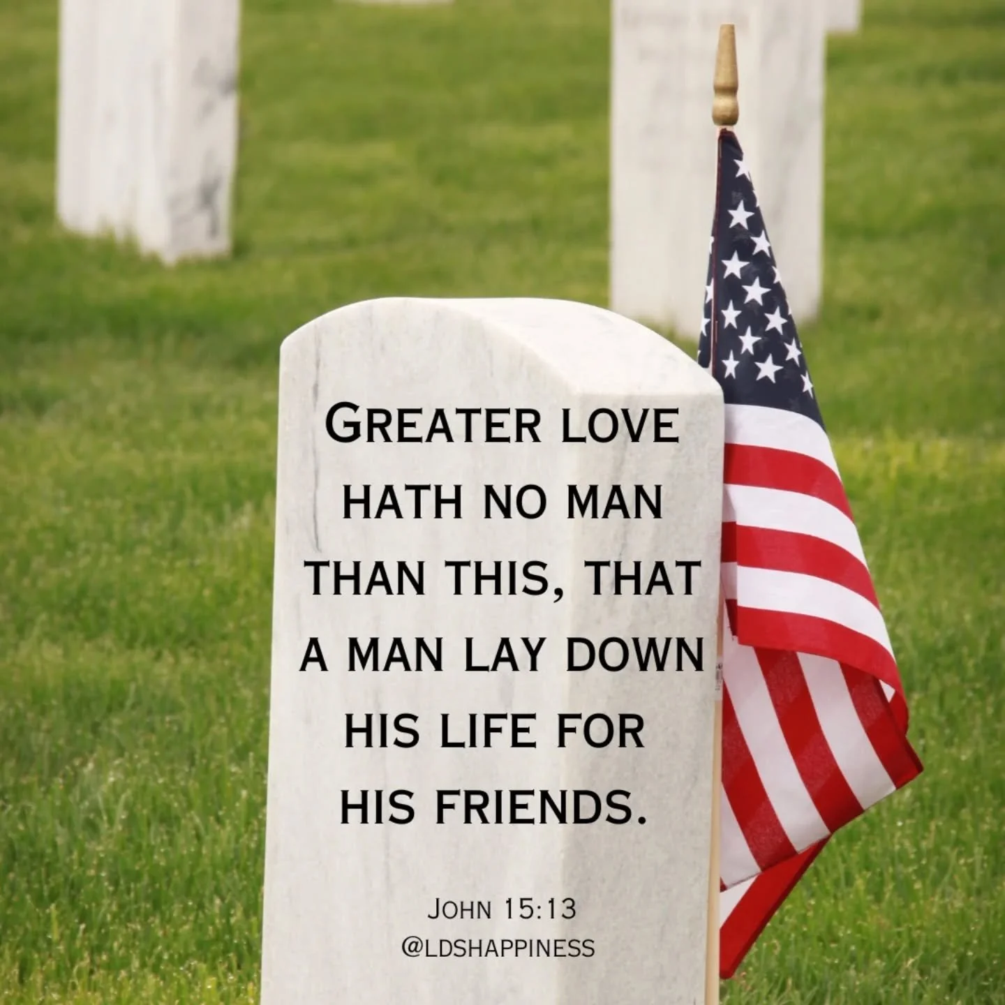 Reflecting this Memorial Day weekend on what sacrifice means. Sacrifice is an act of love, an act of selflessness. We talk about "the ultimate sacrifice" but do we understand the depth and importance of such an act? May we appreciate the sa